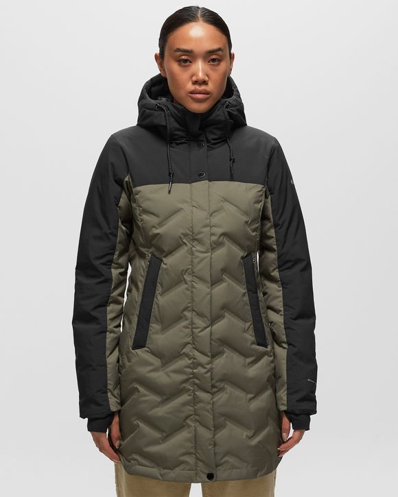 Columbia Mountain Croo II Mid Down Jacket Black/Green | BSTN Store