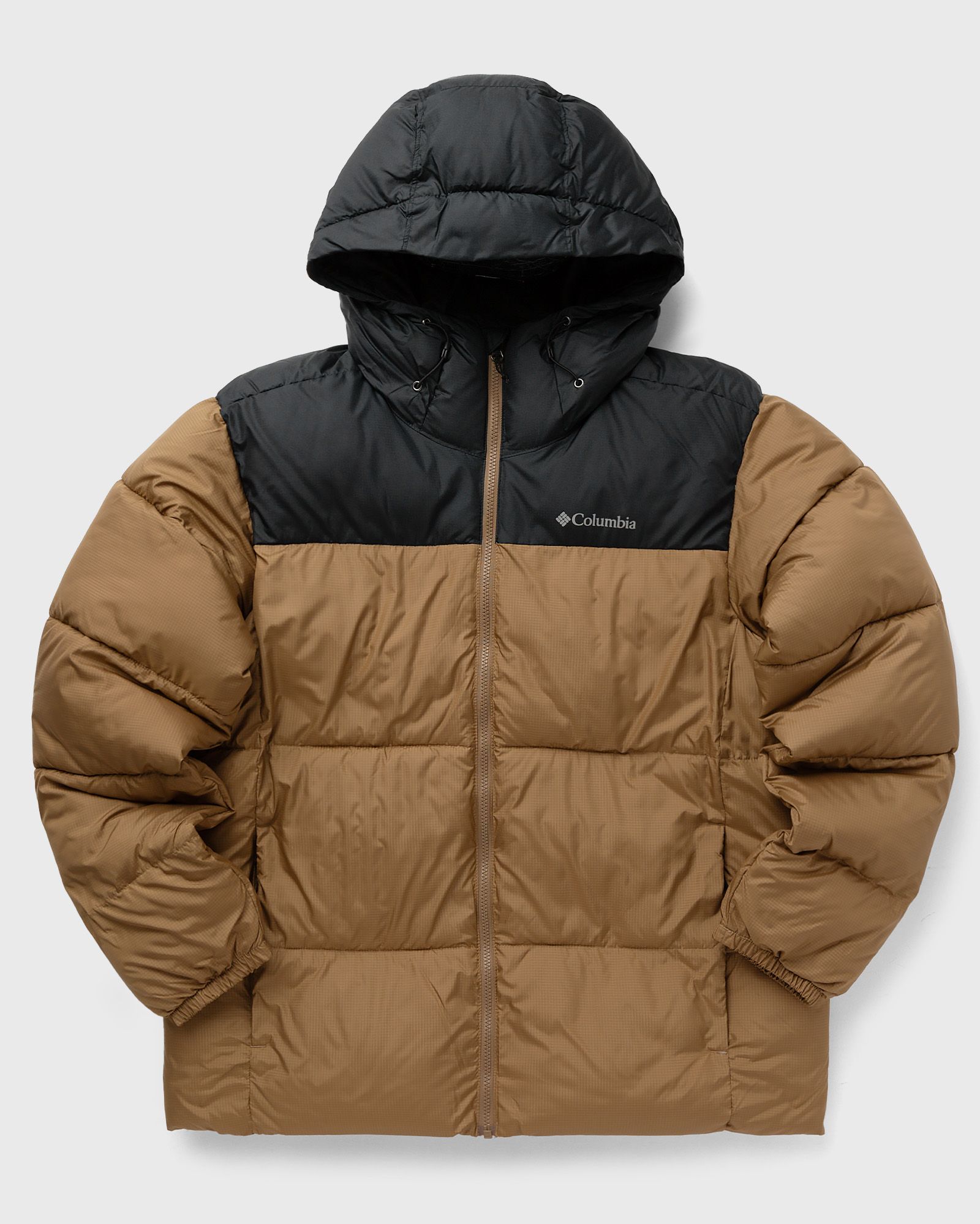 Columbia - puffect hooded jacket men down & puffer jackets black|brown in größe:xxl