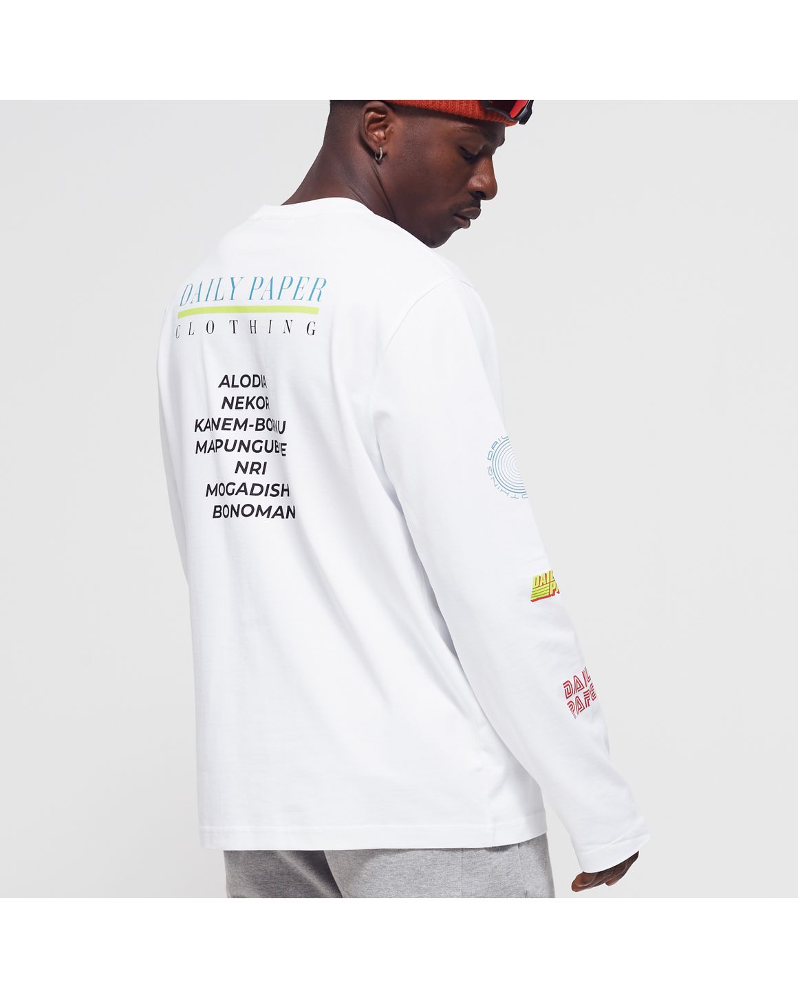 Daily Paper jeff longsleeve White BSTN Store