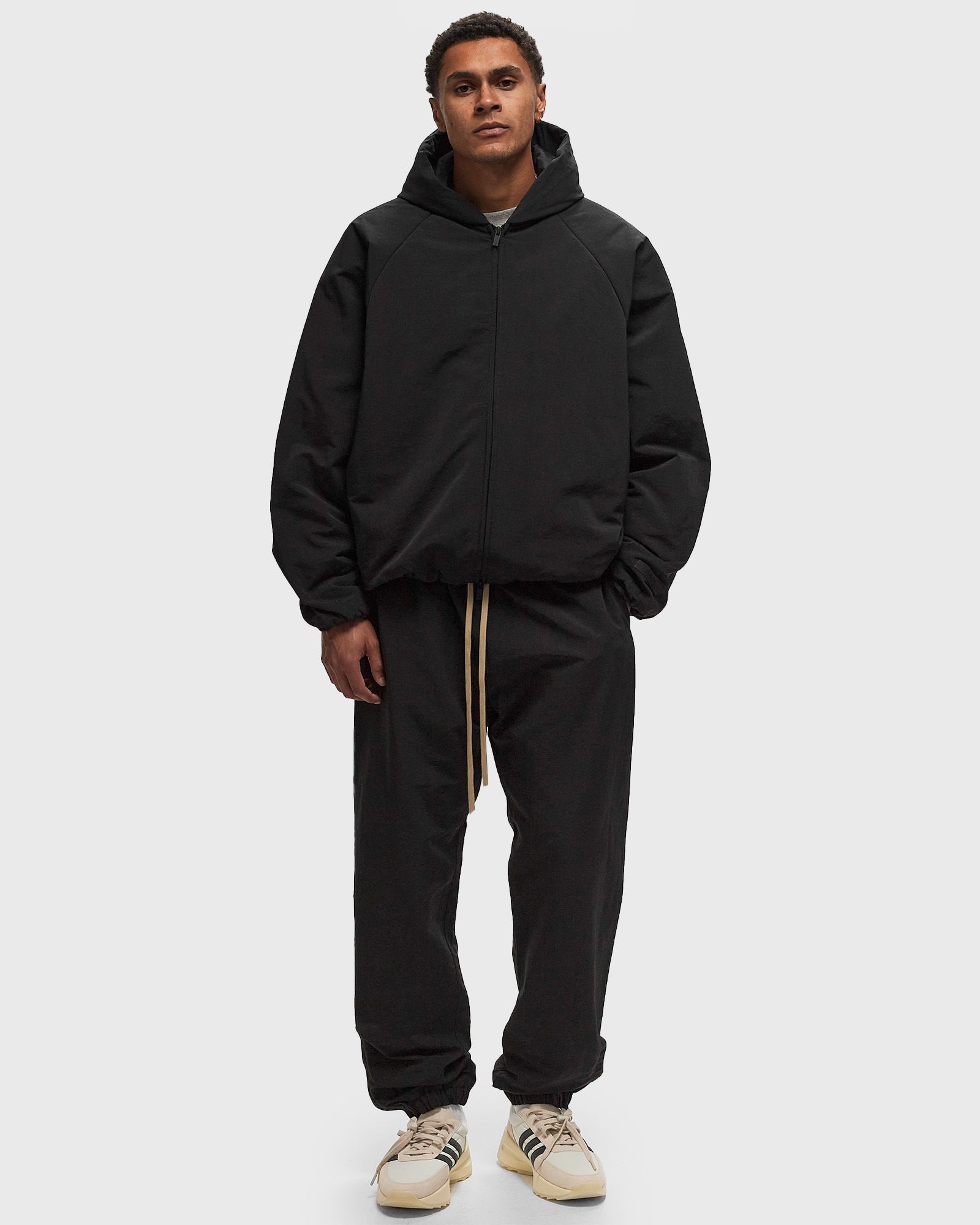 MILITARY NYLON HOODED JACKET