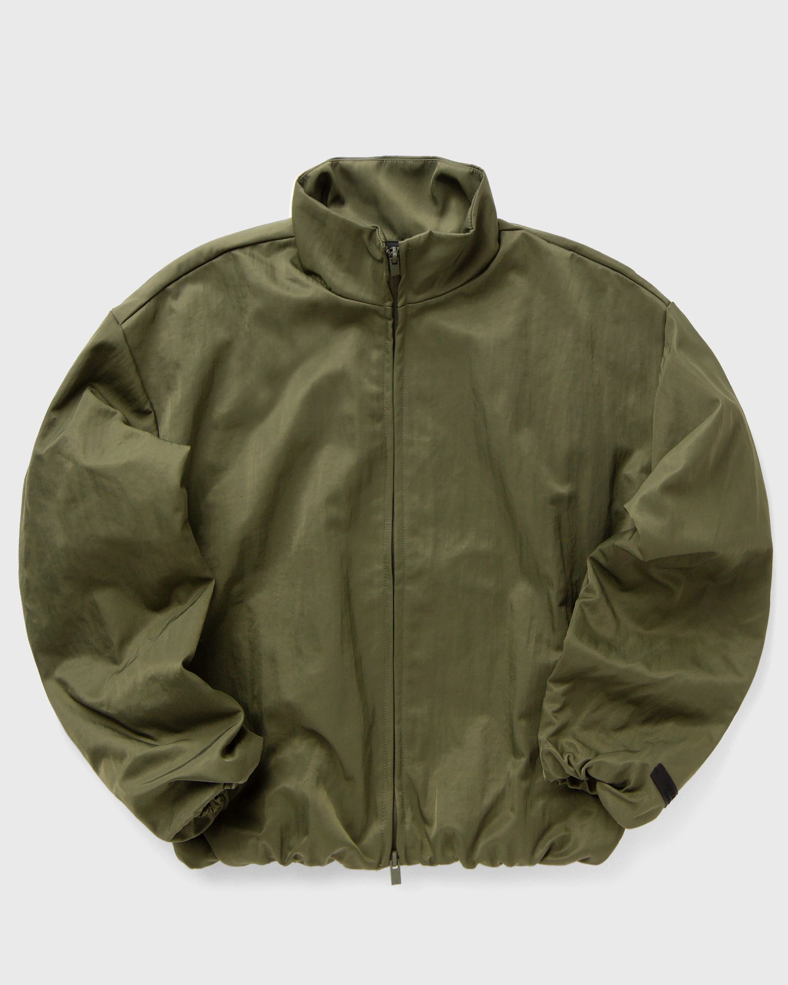 TEXTURED NYLON TRACK JACKET