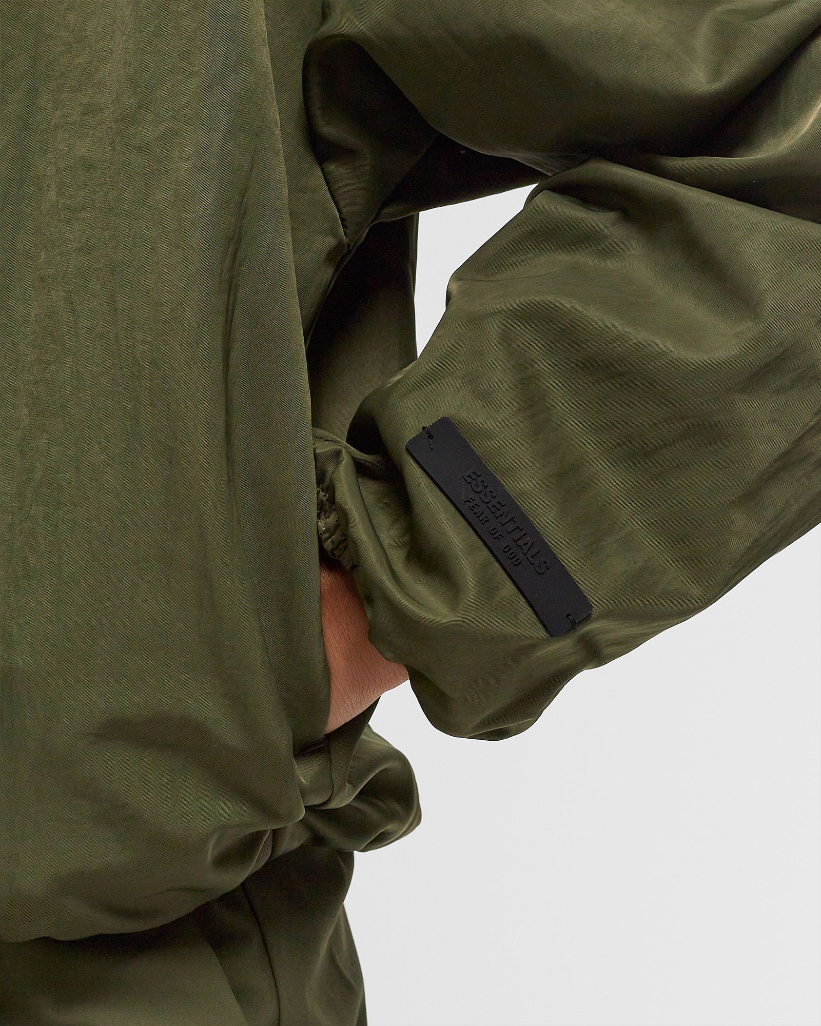 TEXTURED NYLON TRACK JACKET