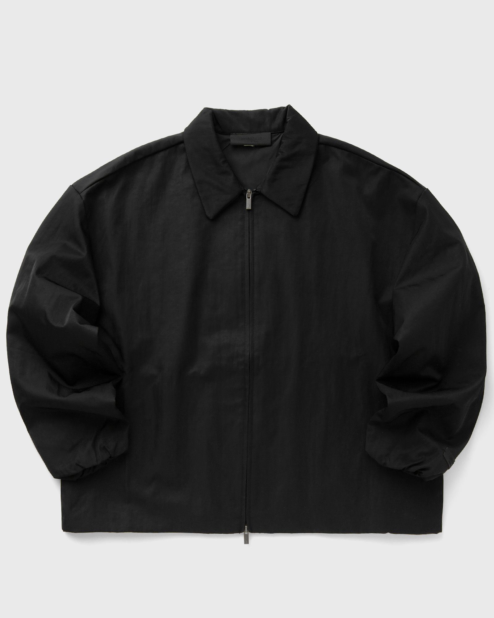 TEXTURED NYLON TRUCKER JACKET