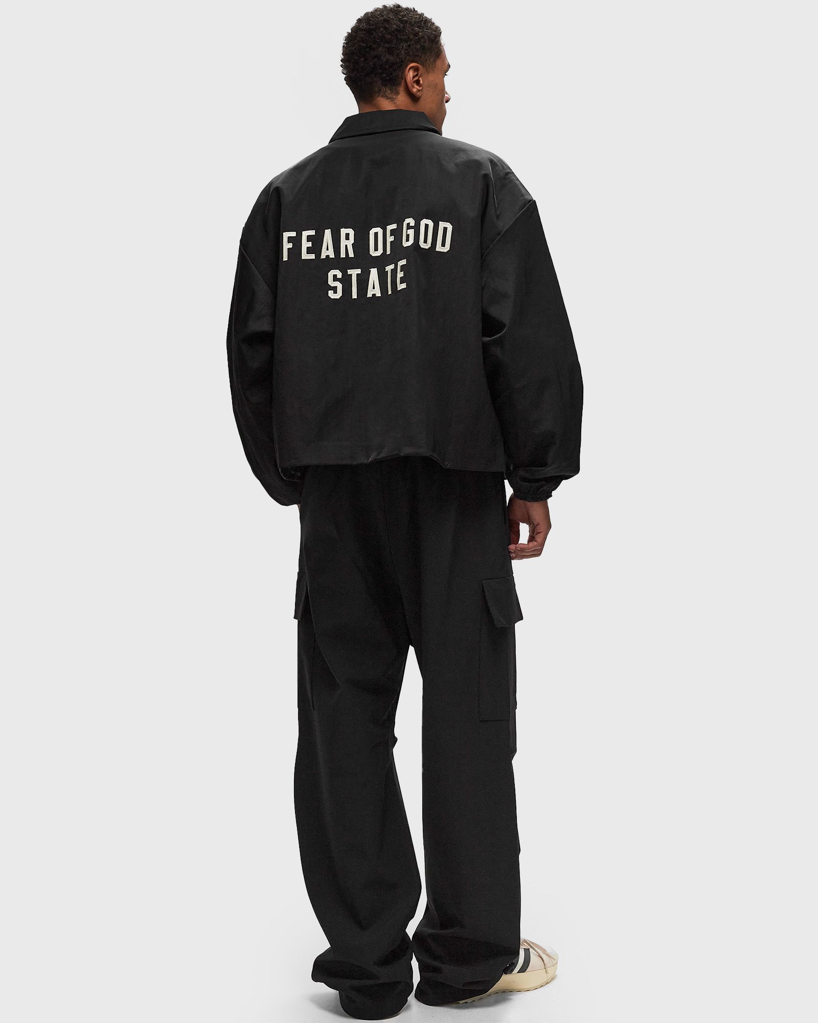 TEXTURED NYLON TRUCKER JACKET