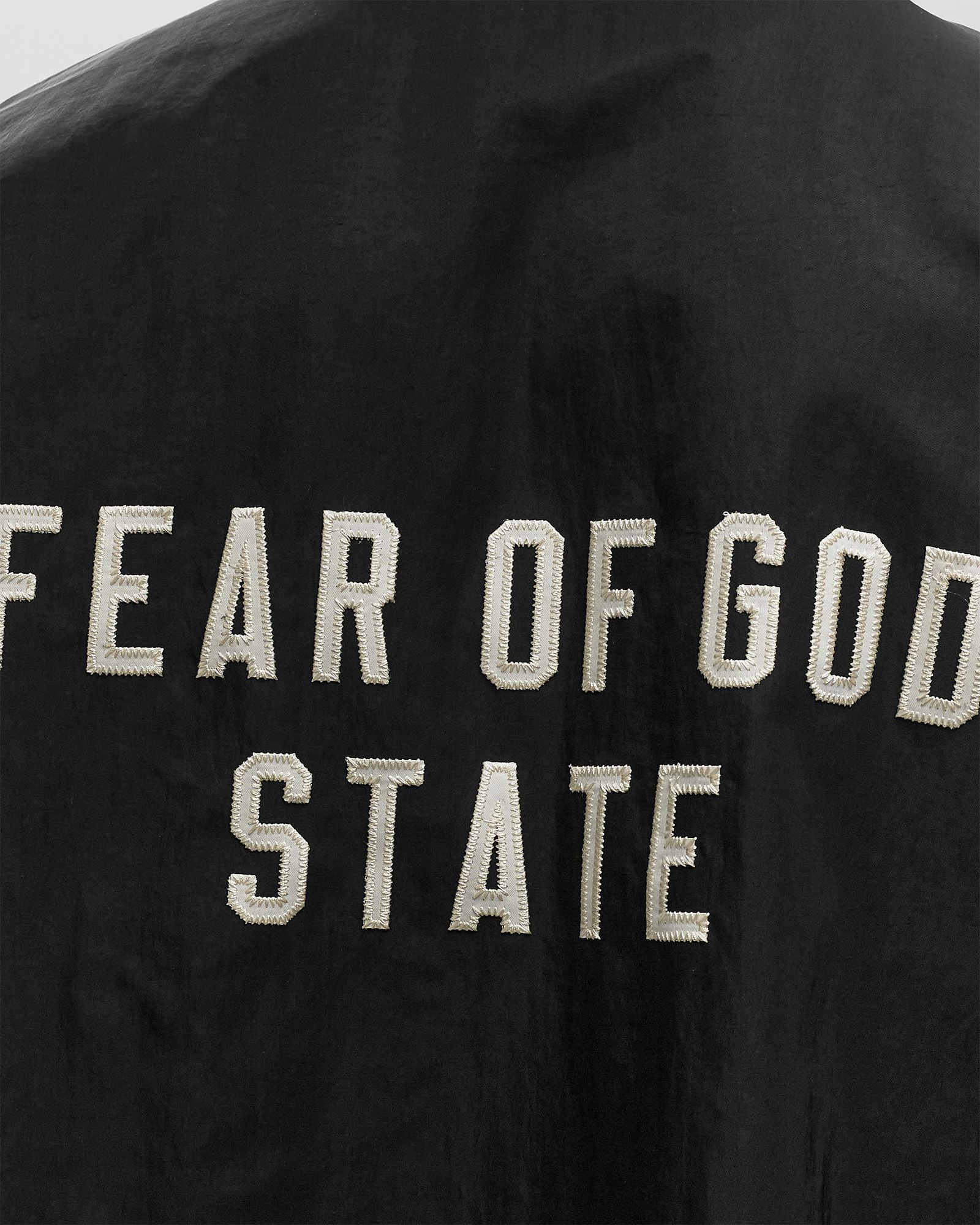 TEXTURED NYLON TRUCKER JACKET