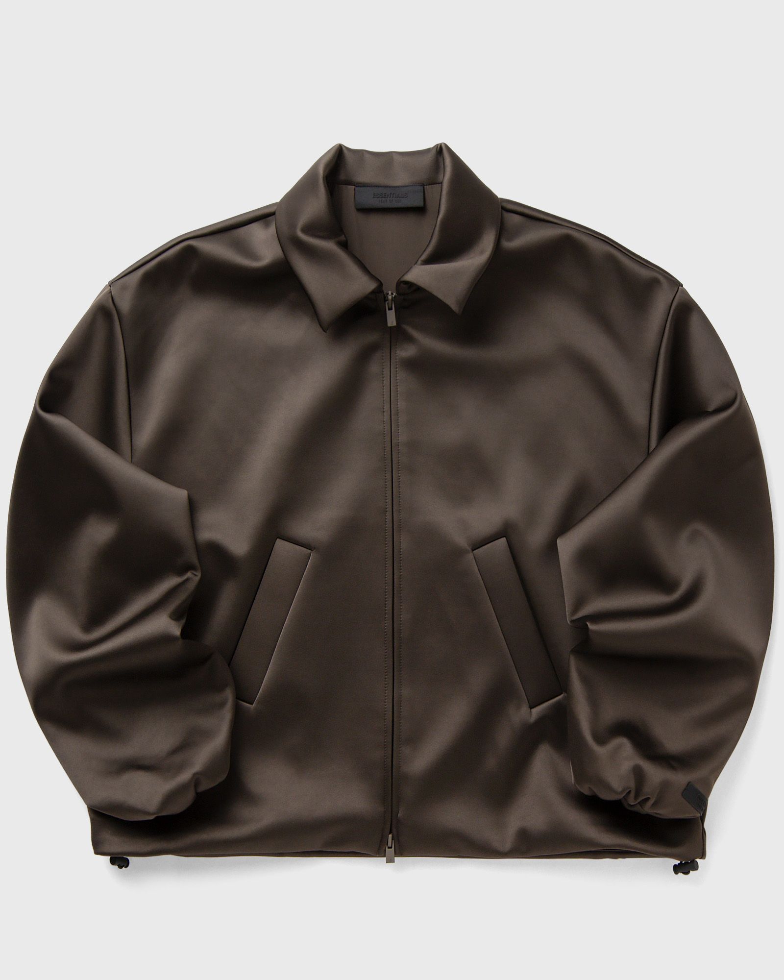 SATIN NYLON BOMBER JACKET (UNFILLED)