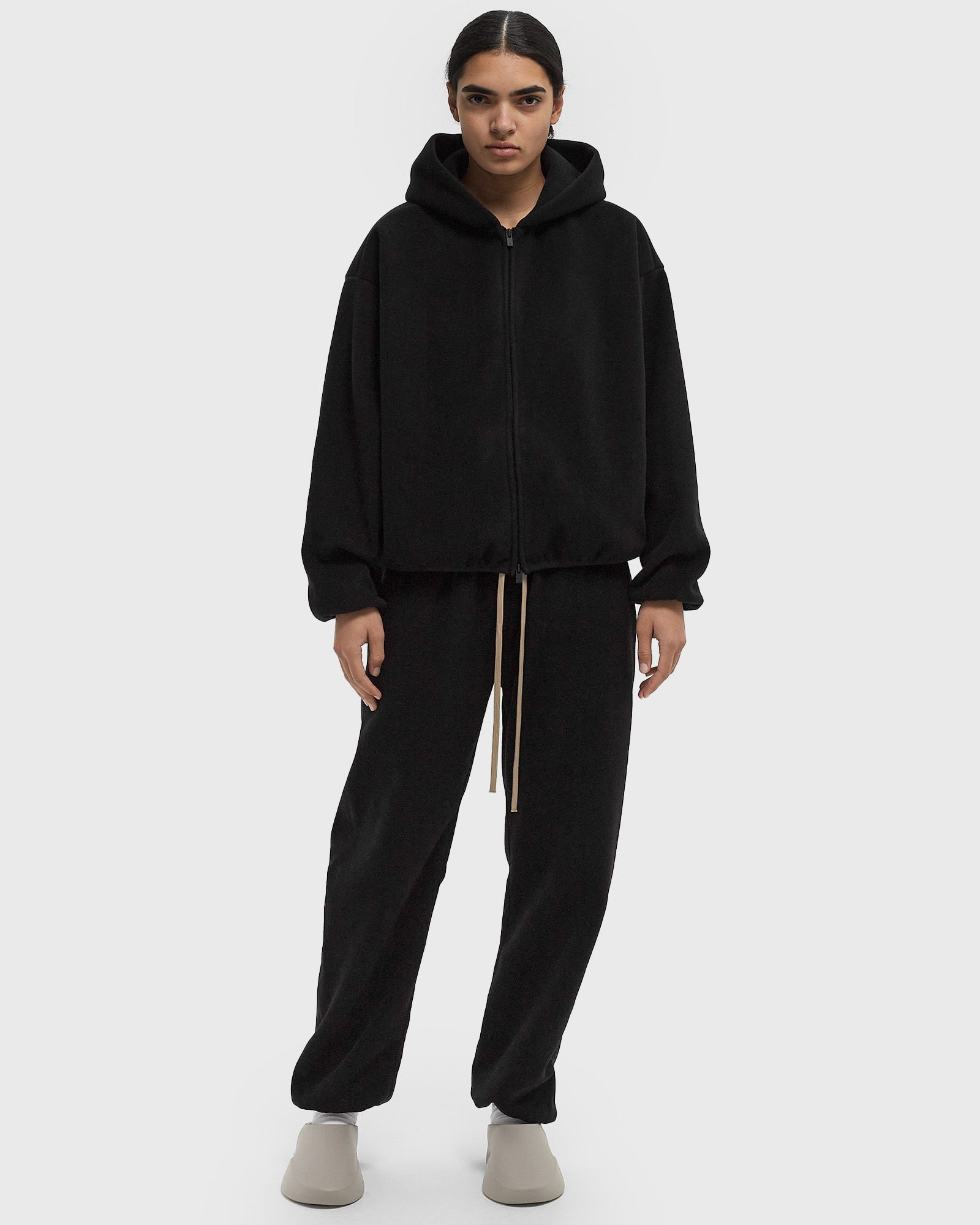 BRUSHED HOODED BOMBER