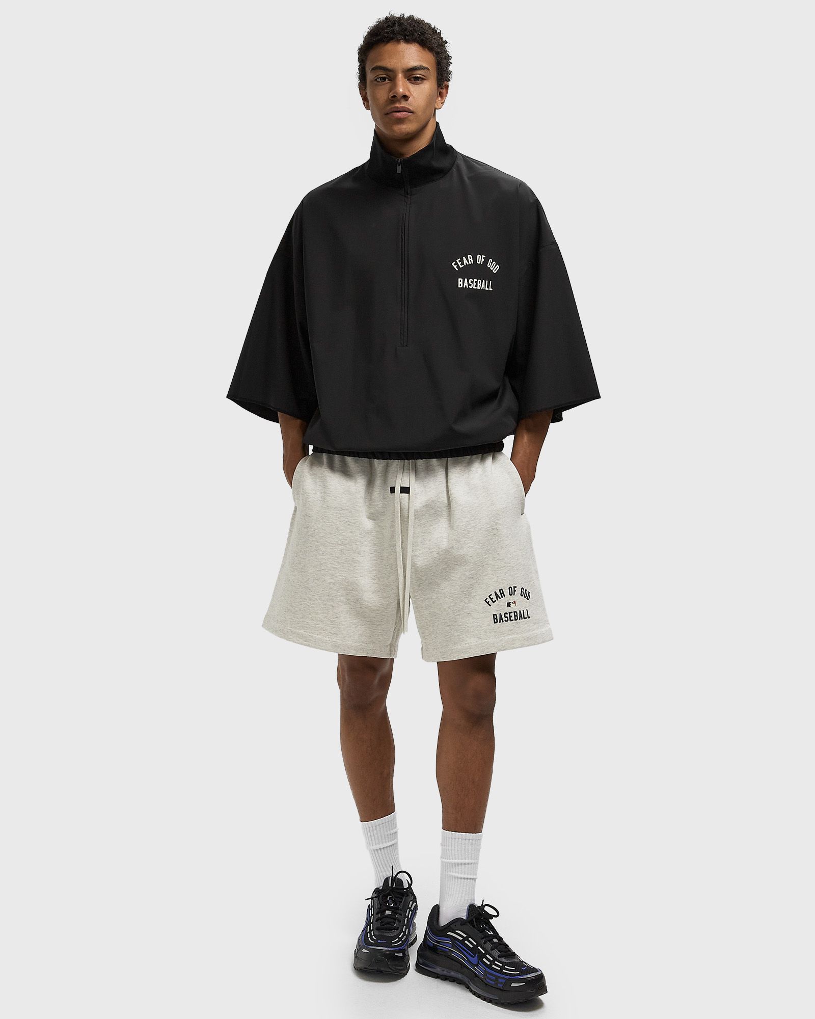 MLB 3/4 SLEEVE HALF ZIP JACKET