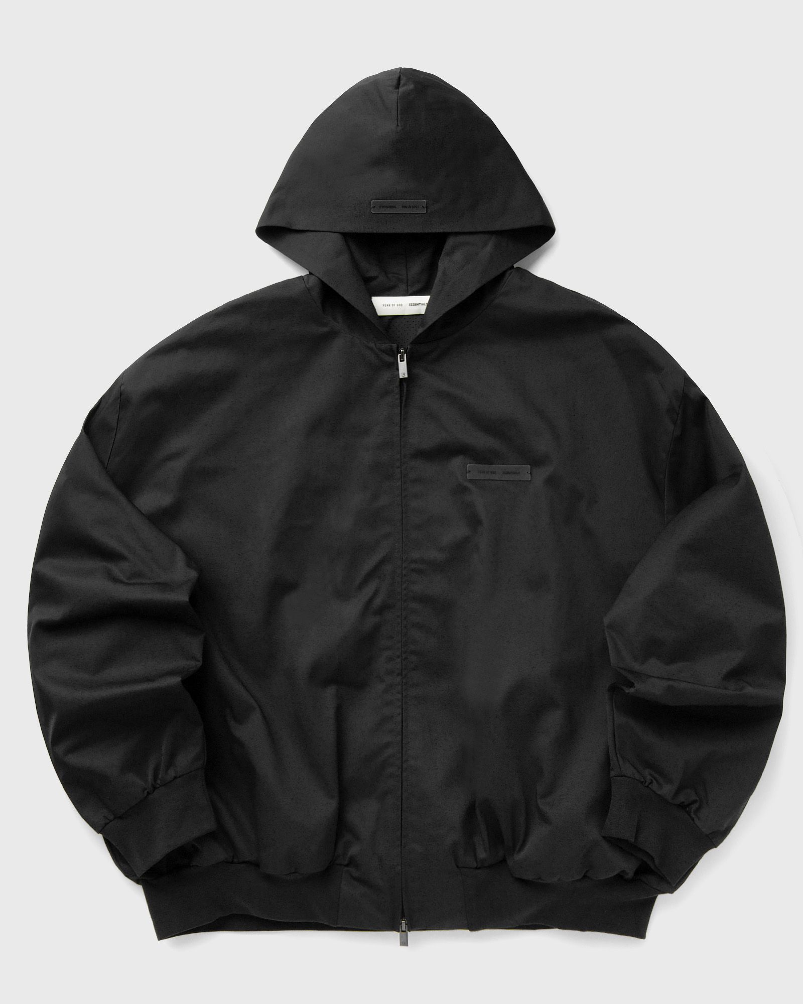 POLY COTTON TWILL HOODIE