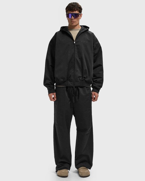 POLY COTTON TWILL HOODIE