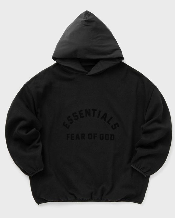 Fear of God Essentials NYLON FLEECE HOODIE Black | BSTN Store