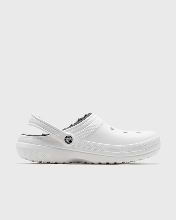 Crocs classic cheap lined clog white