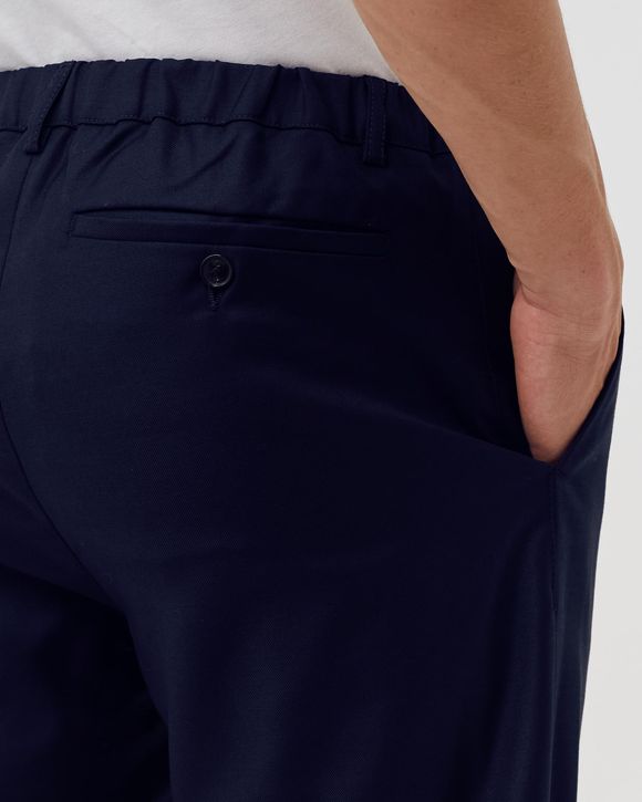 ELASTICATED WIDE TROUSERS