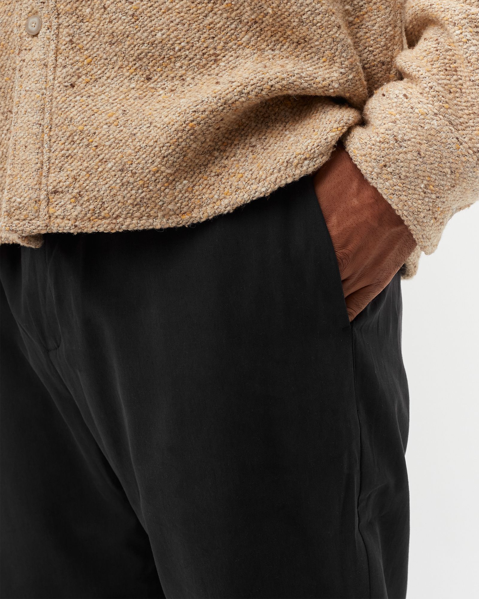 ELASTICATED WIDE TROUSERS