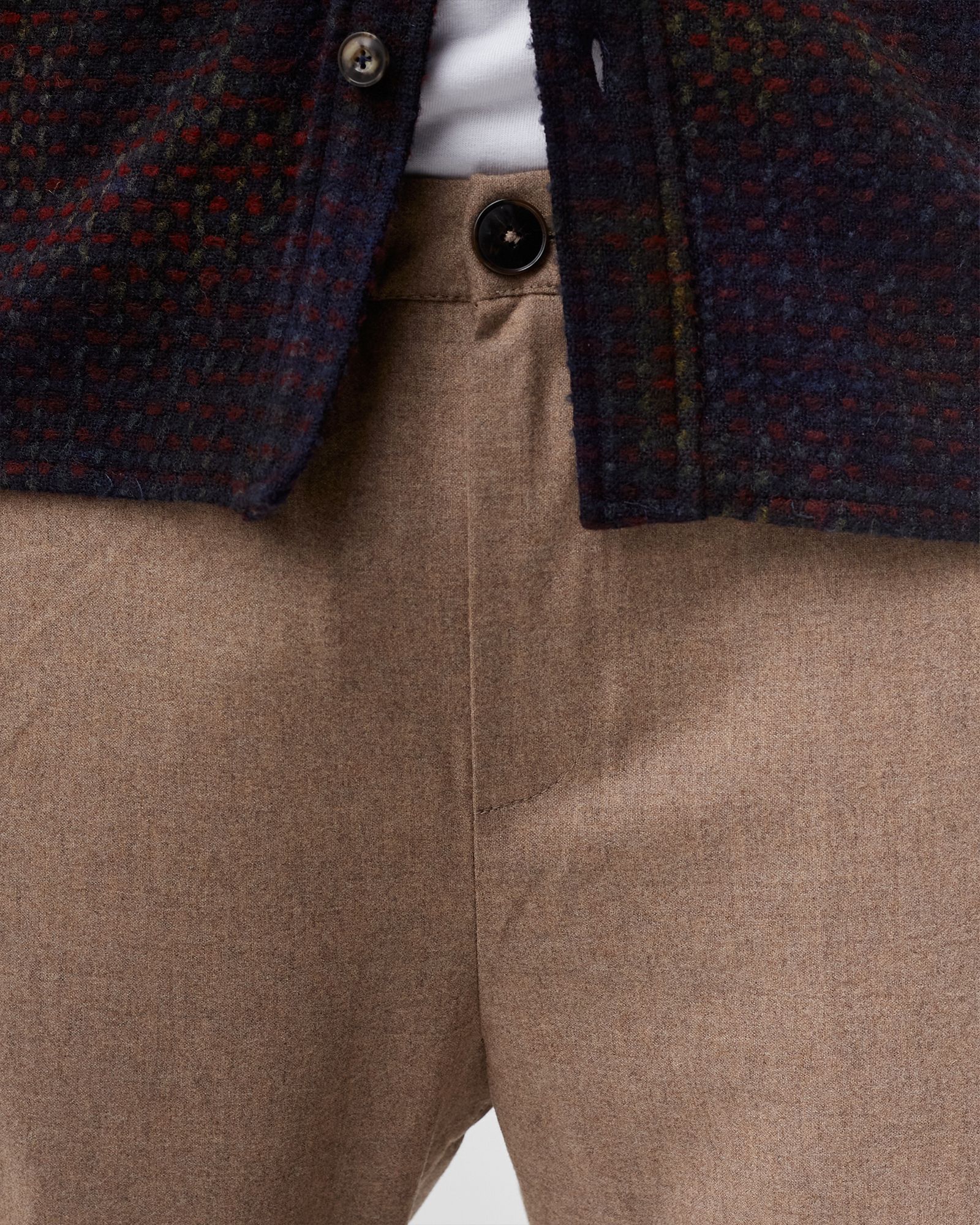 ELASTICATED WIDE TROUSERS