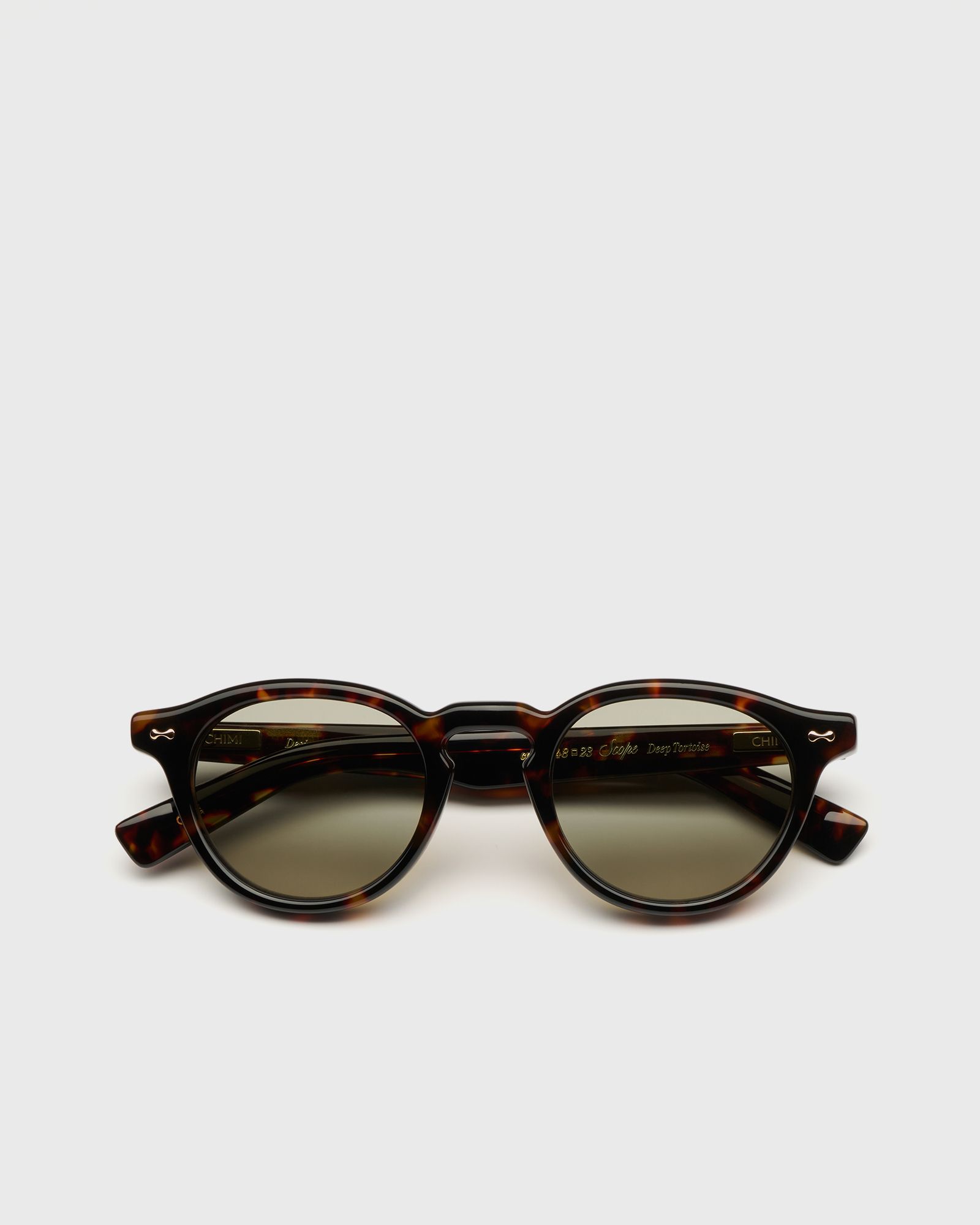 Chimi Eyewear Chimi Eyewear Scope-Deep Tortoise in brown