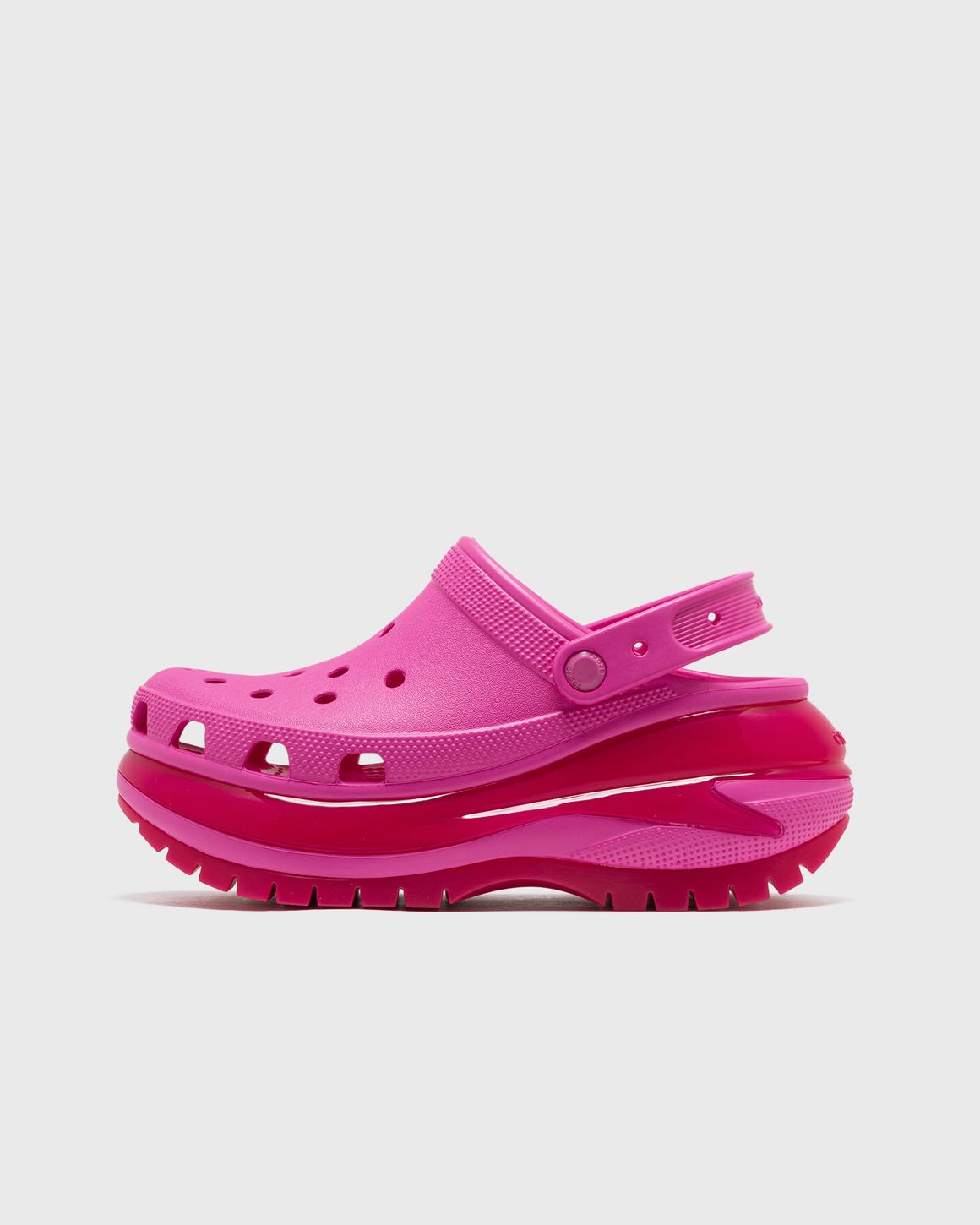 NEW SOLD OUT sale CROCS Mega Crush Sandal in Juice (Hot Pink) SIZE W7/M5