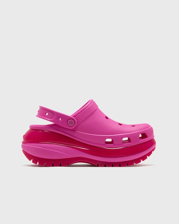 靴 crocs mega crush clog pink 40 ? NEW Crocs Classic Mega Crush Clog Pink 207988-6ub High Heel