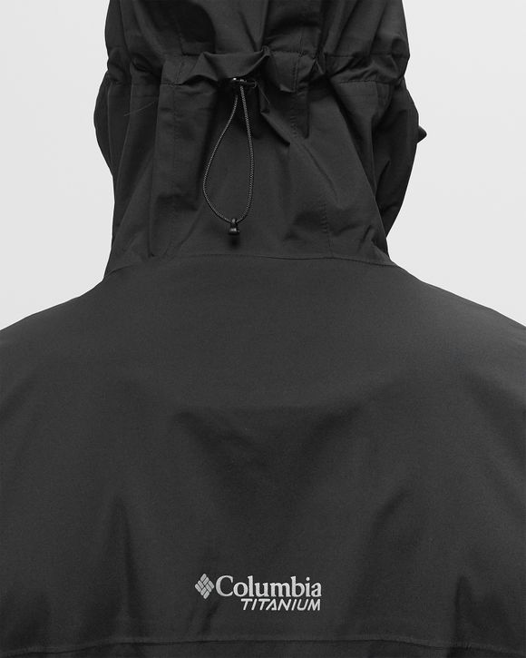 Columbia Titanium Black Rain Jacket. Like New!