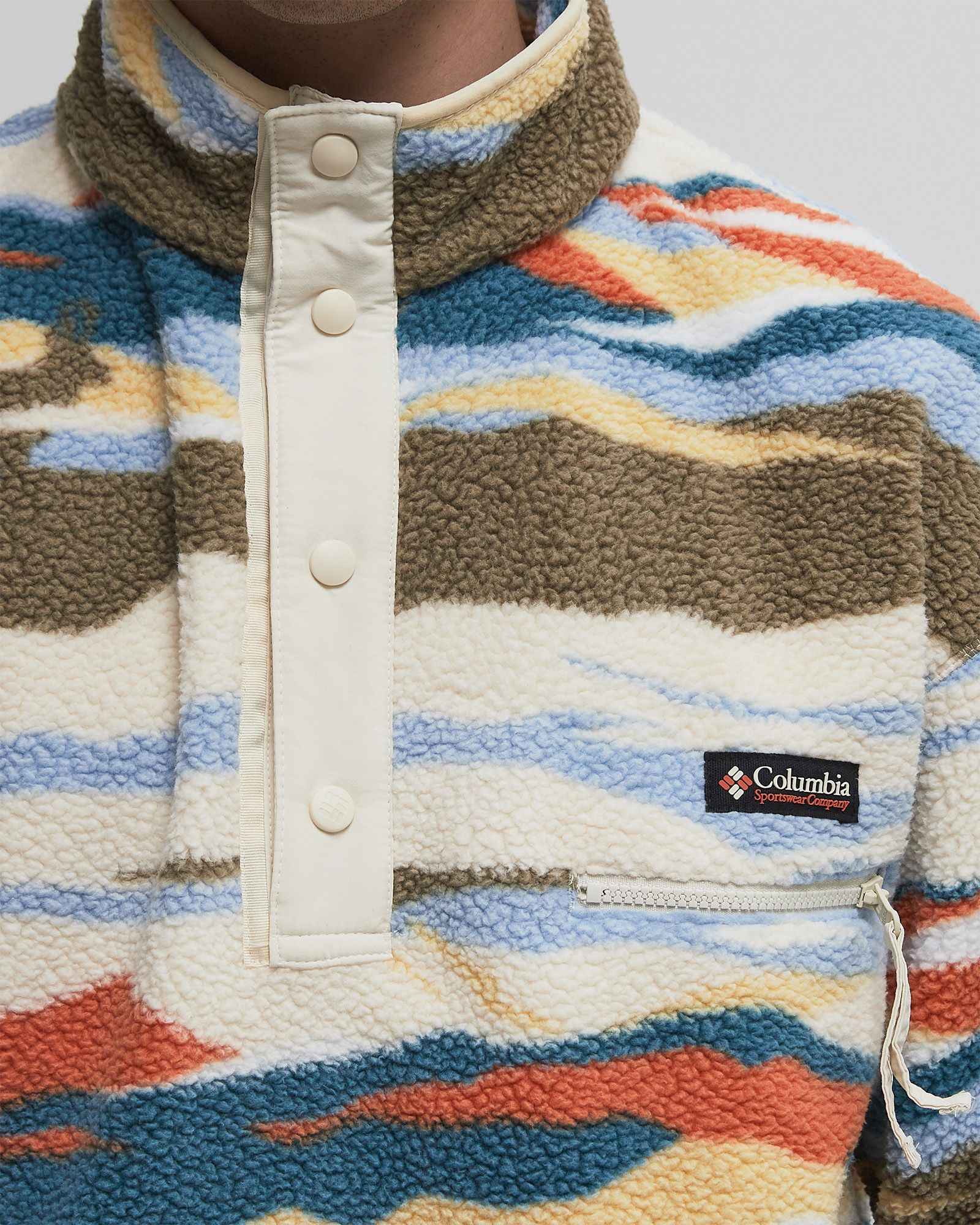 Helvetia™ II Printed Half Snap Fleece