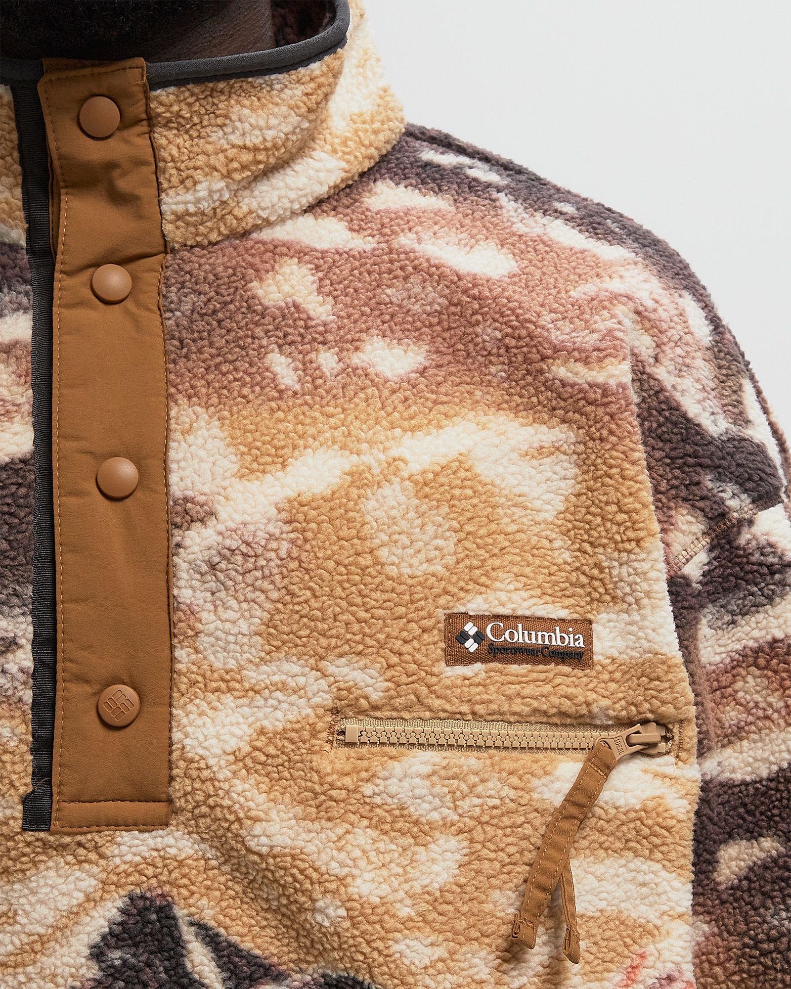 Helvetia™ II Printed Half Snap Fleece