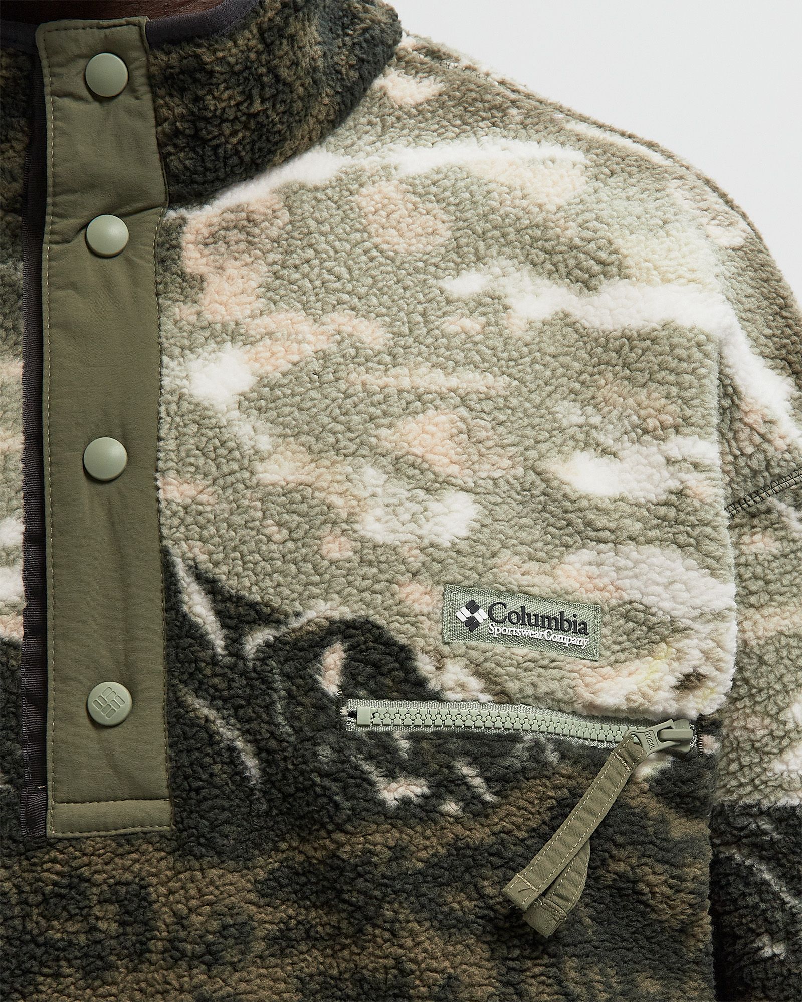 Helvetia™ II Printed Half Snap Fleece