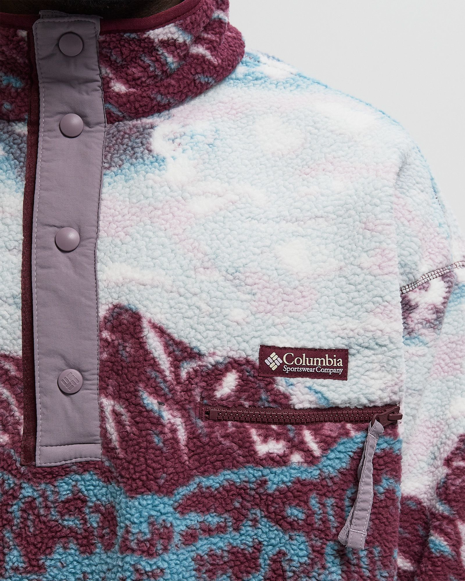 Helvetia™ II Printed Half Snap Fleece