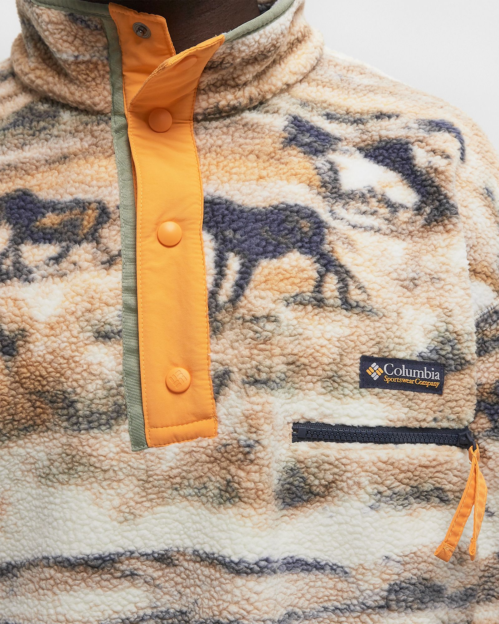 Helvetia™ II Printed Half Snap Fleece