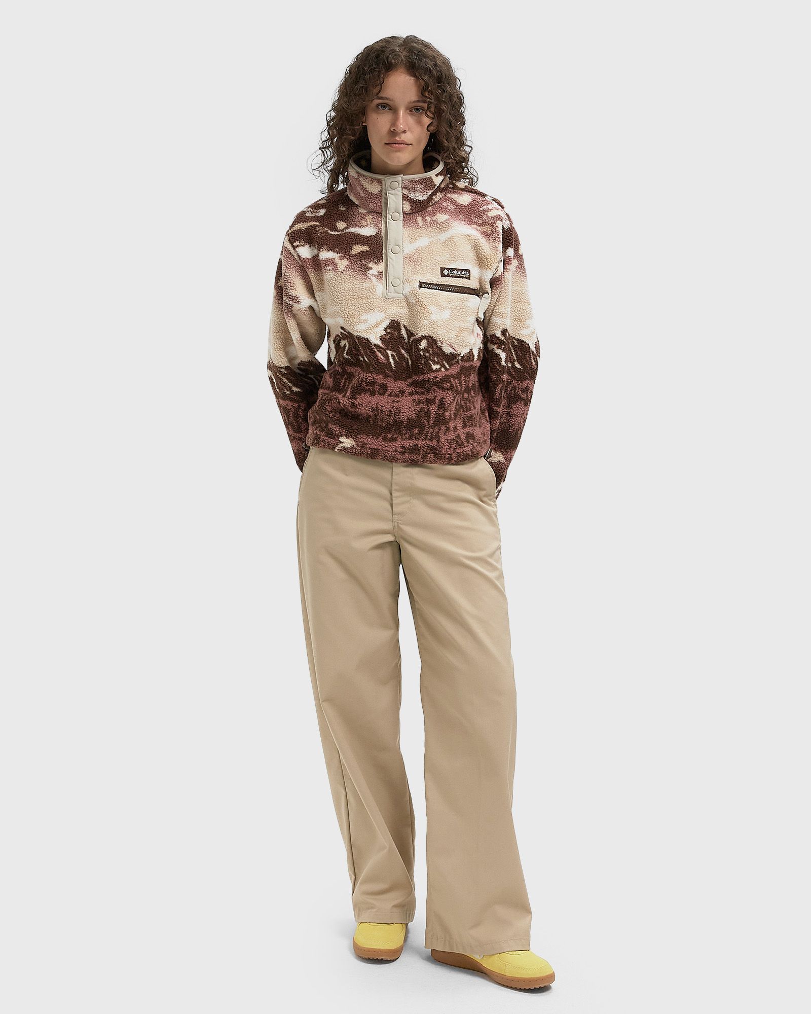 Helvetia™ II Printed Cropped Half Snap