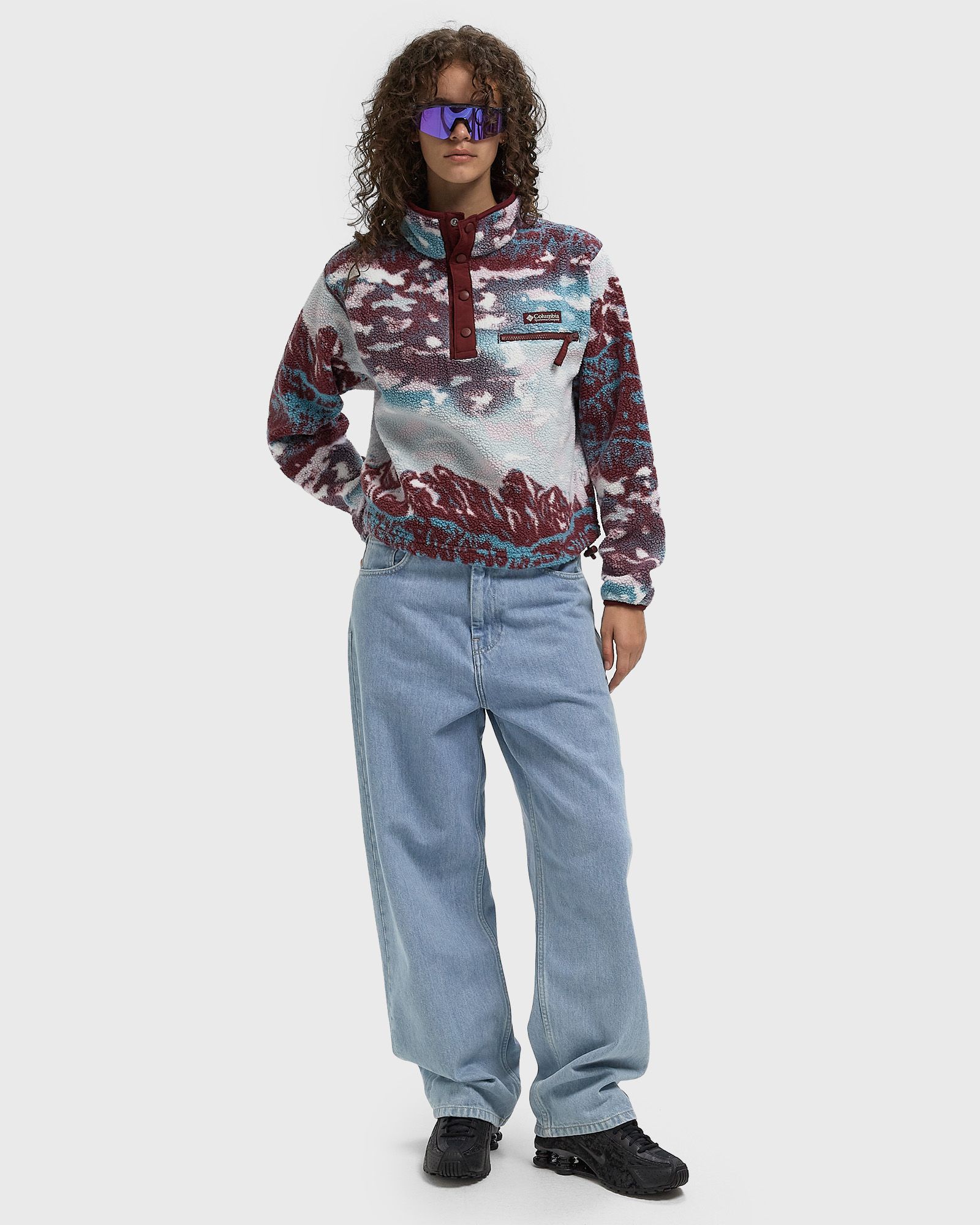 Helvetia™ II Printed Cropped Half Snap