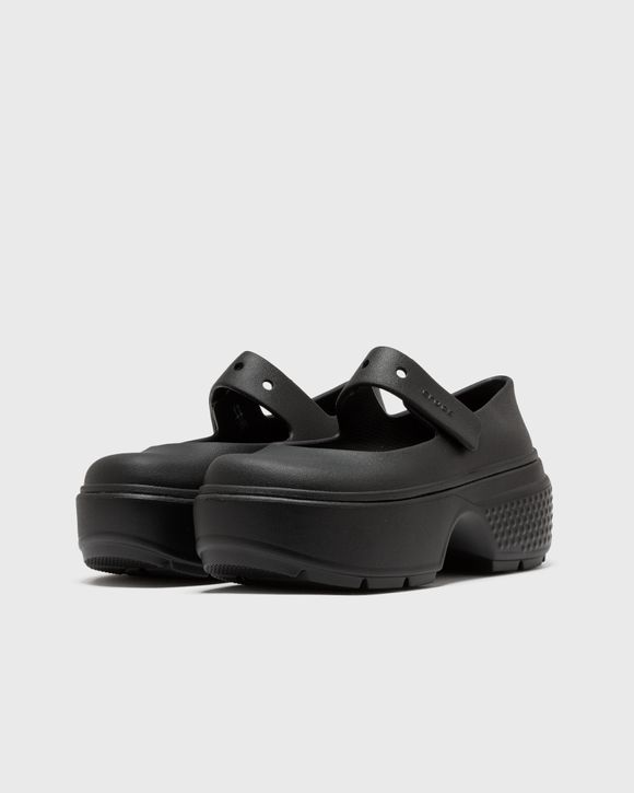 靴 rcrocs Stomp Mary Jane Amazon.com | Crocs Unisex' Stomp Mary Janes Black/Black Men