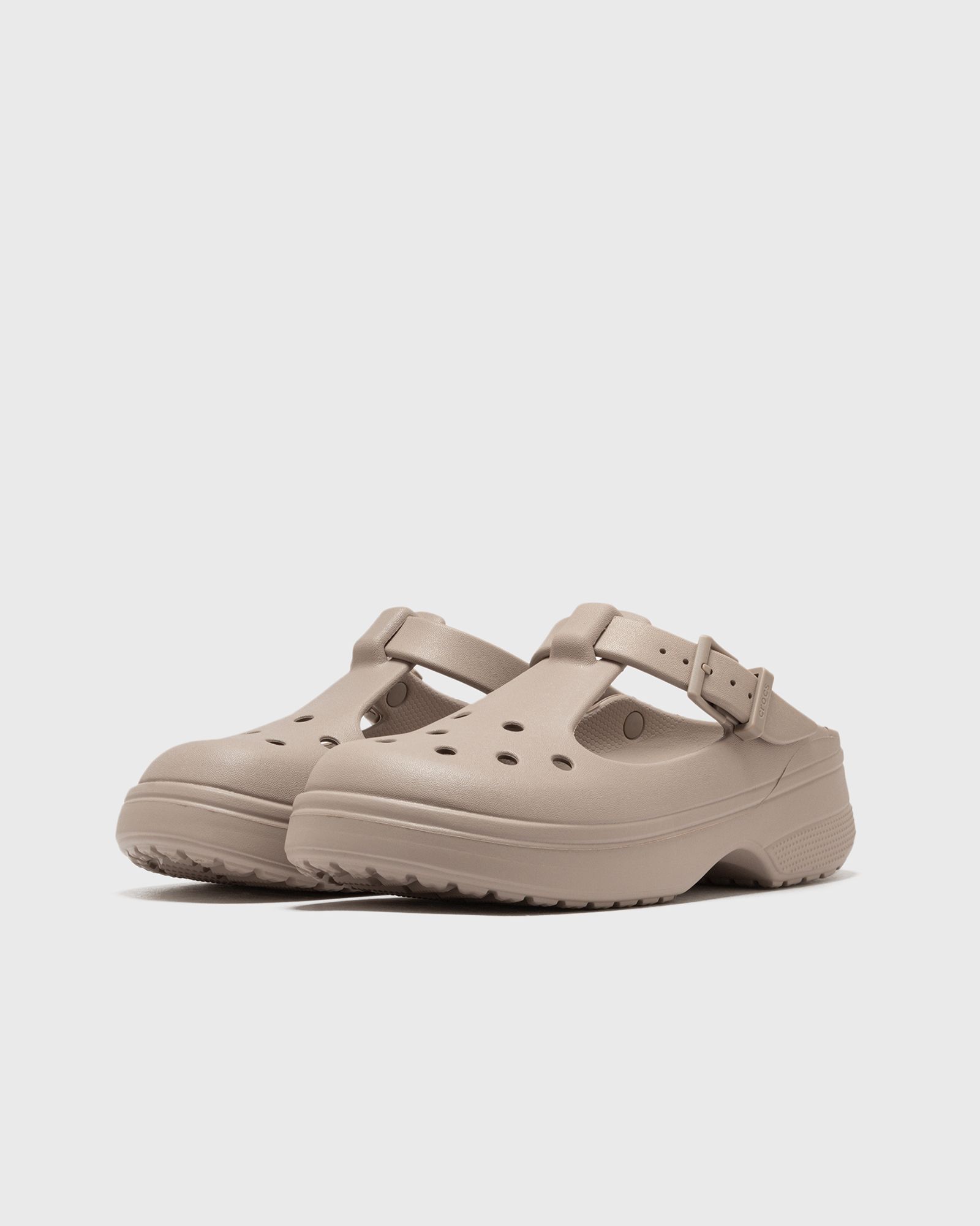 Classic Mary Jane Clog Taupe
