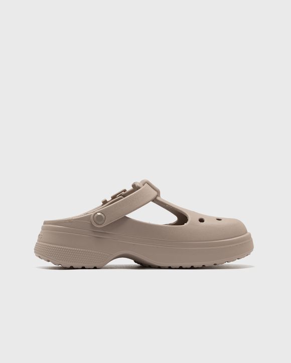 Classic Mary Jane Clog Taupe