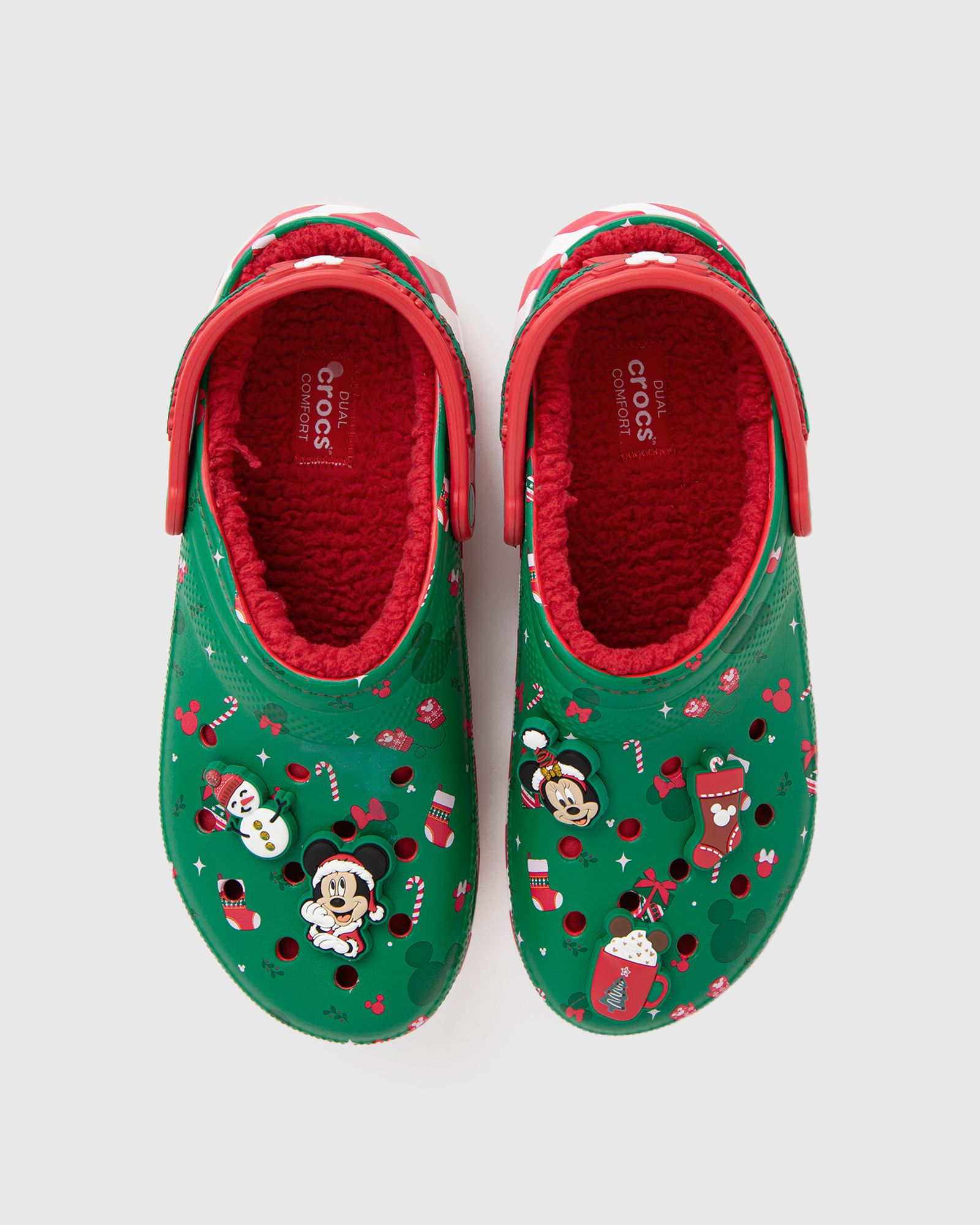 Mickey Xmas Lined Cls Clg Mlt