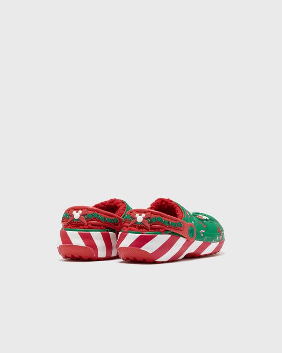 Mickey Xmas Lined Cls Clg T Mlt