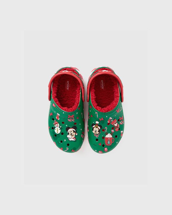 Mickey Xmas Lined Cls Clg T Mlt