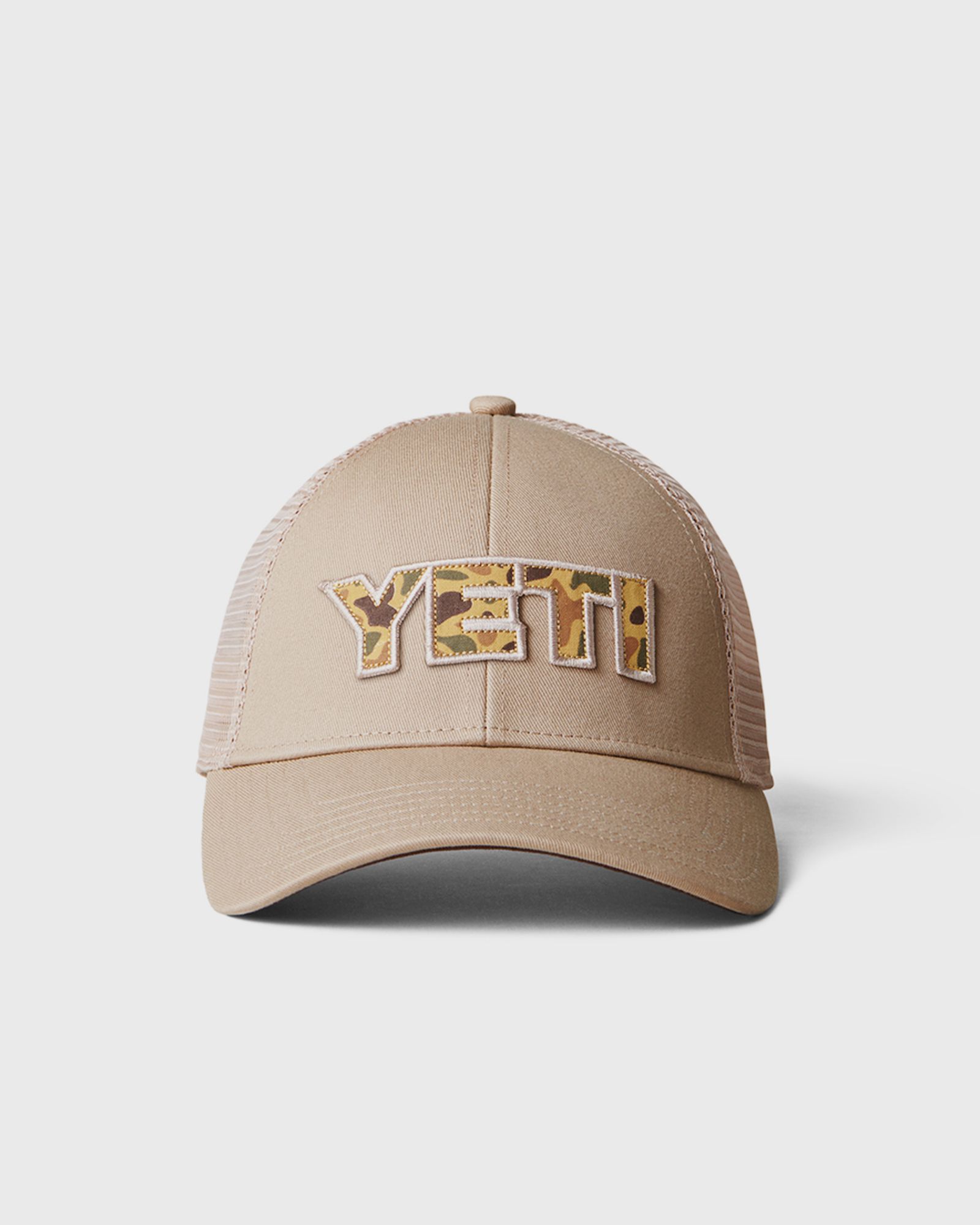 Camo Logo Badge Low Pro Trucker Hat