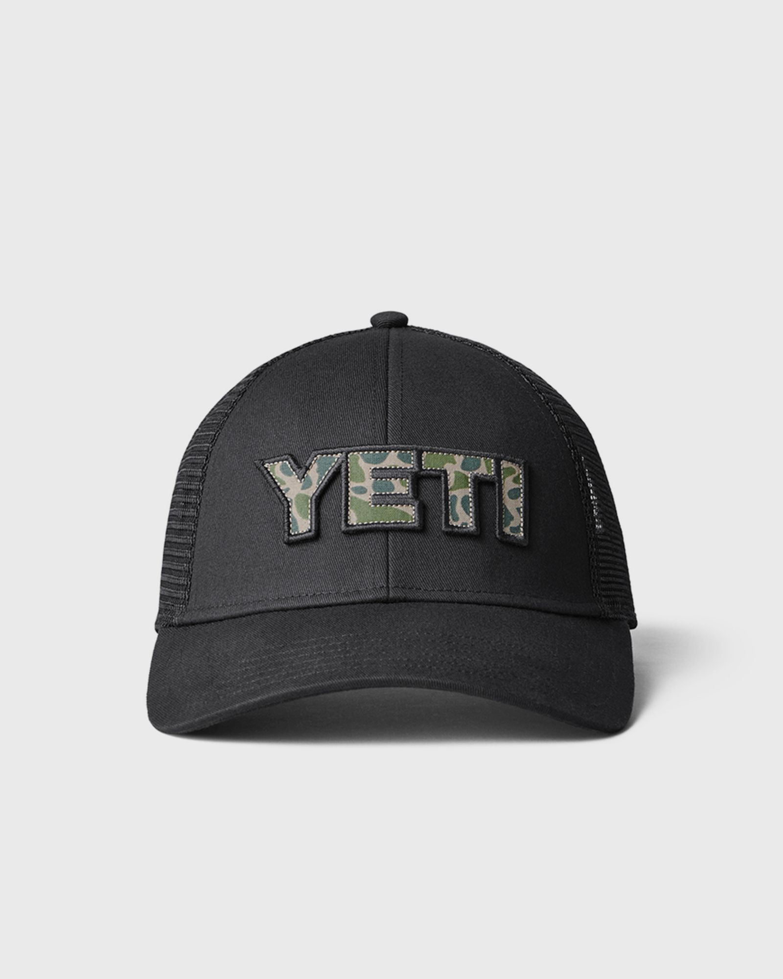 Camo Logo Badge Low Pro Trucker Hat