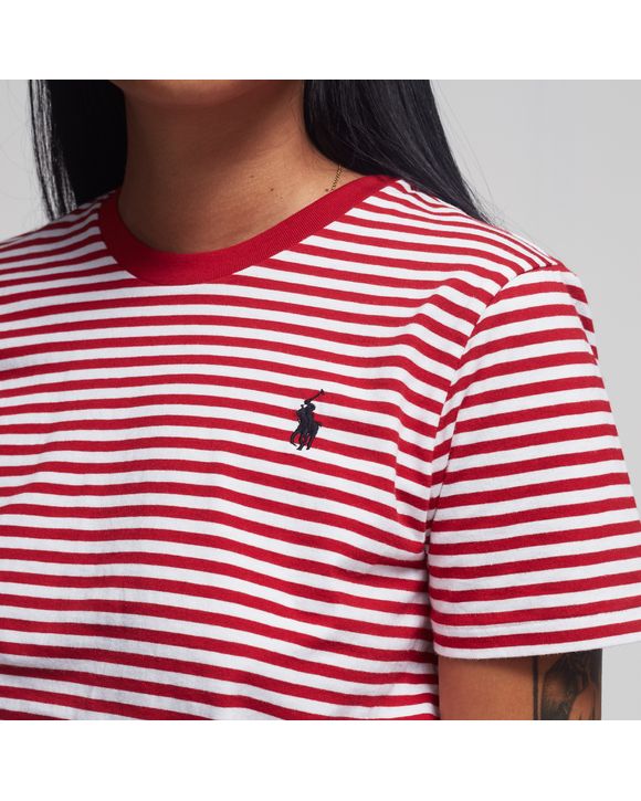 WMNS STRIPED CREWNECK TEE