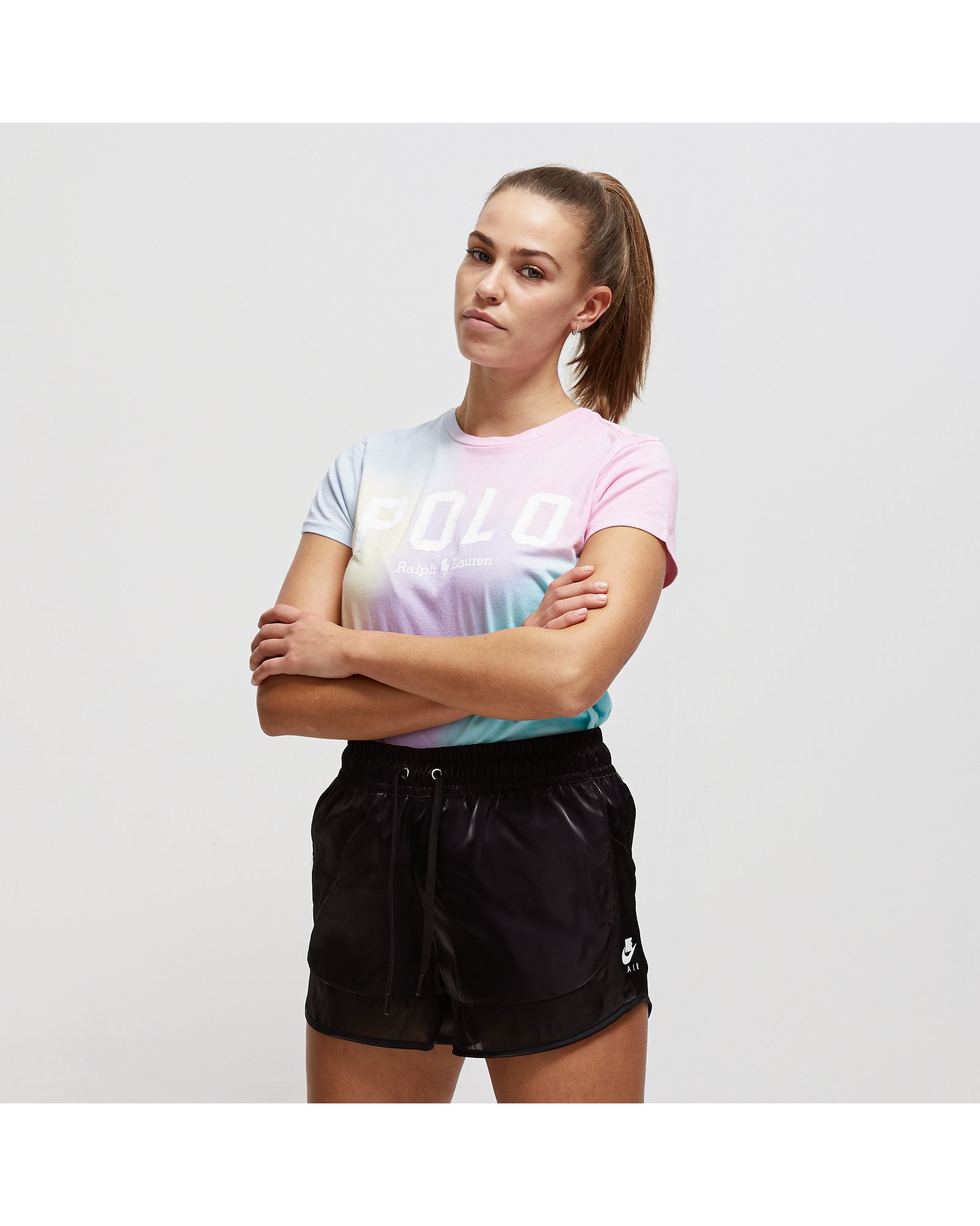 WMNS CREWNECK POLO TEE