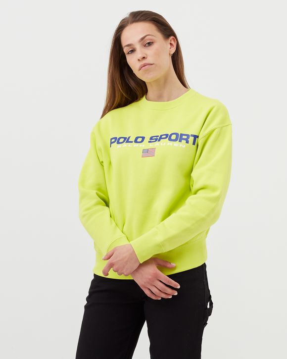 Polo sport shop yellow sweatshirt