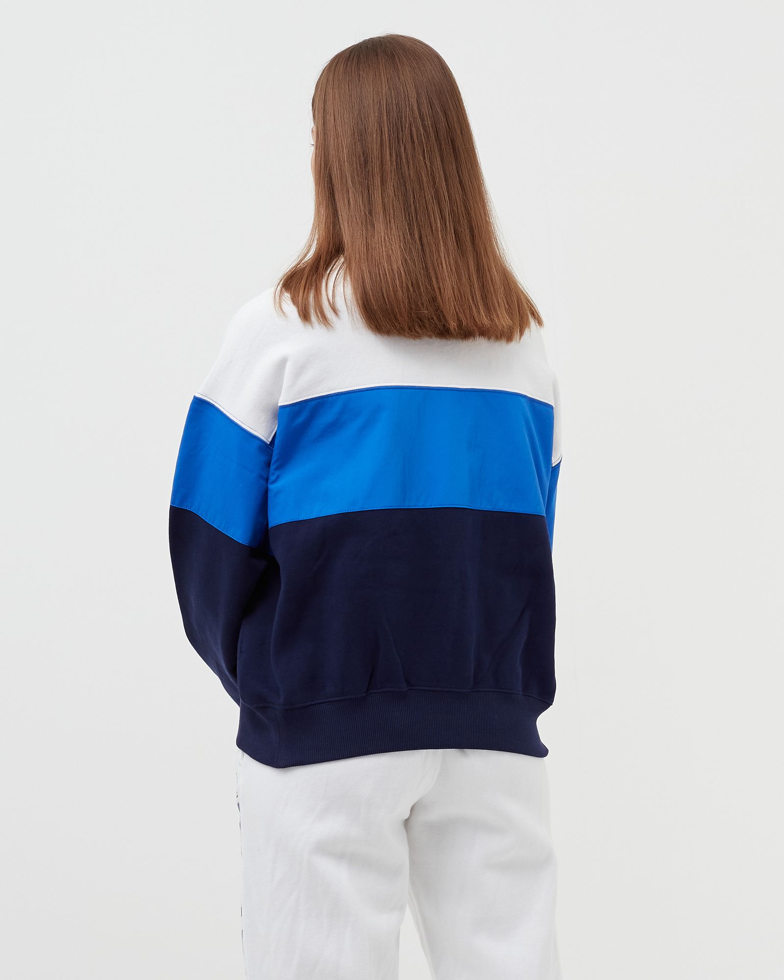 WMNS Colour-Blocked Polo Sport Sweatshirt