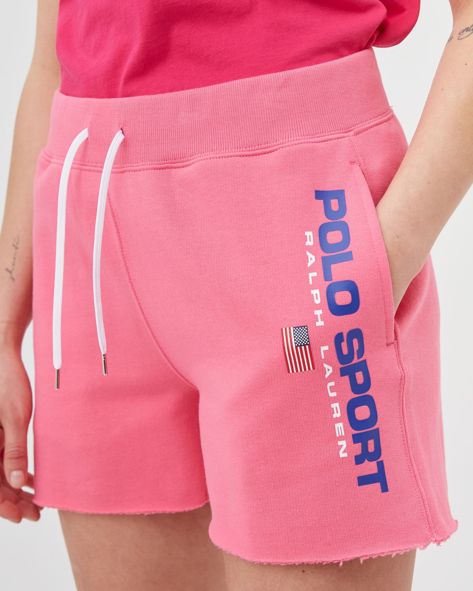 WMNS LOGO FLEECE SHORT