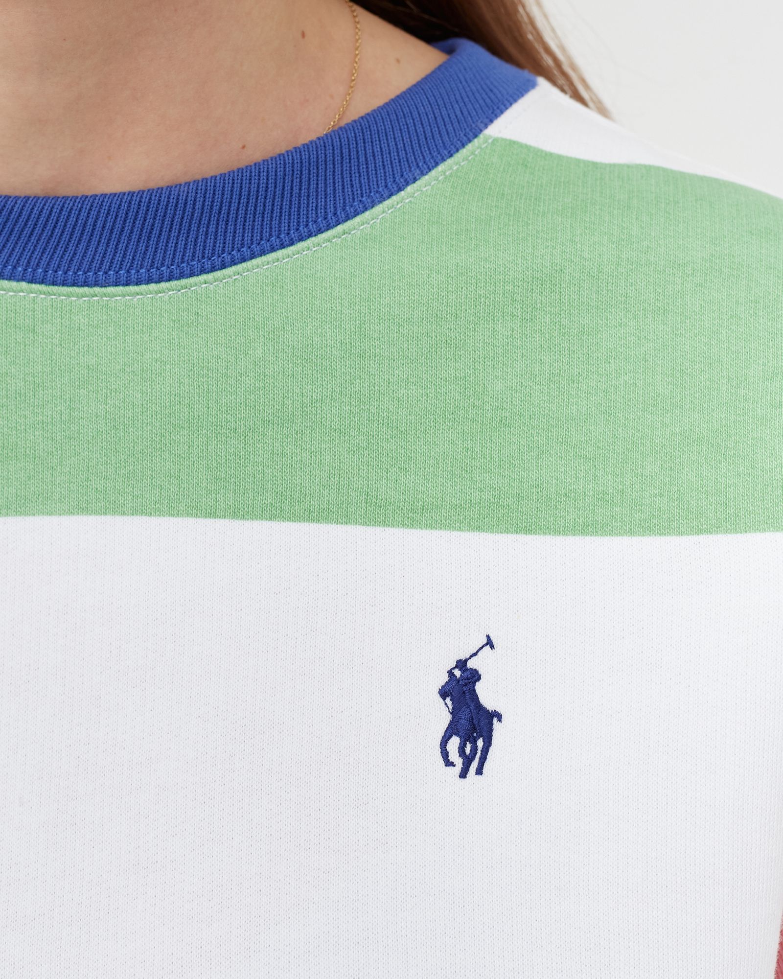 WMNS Striped Polo SWEATER