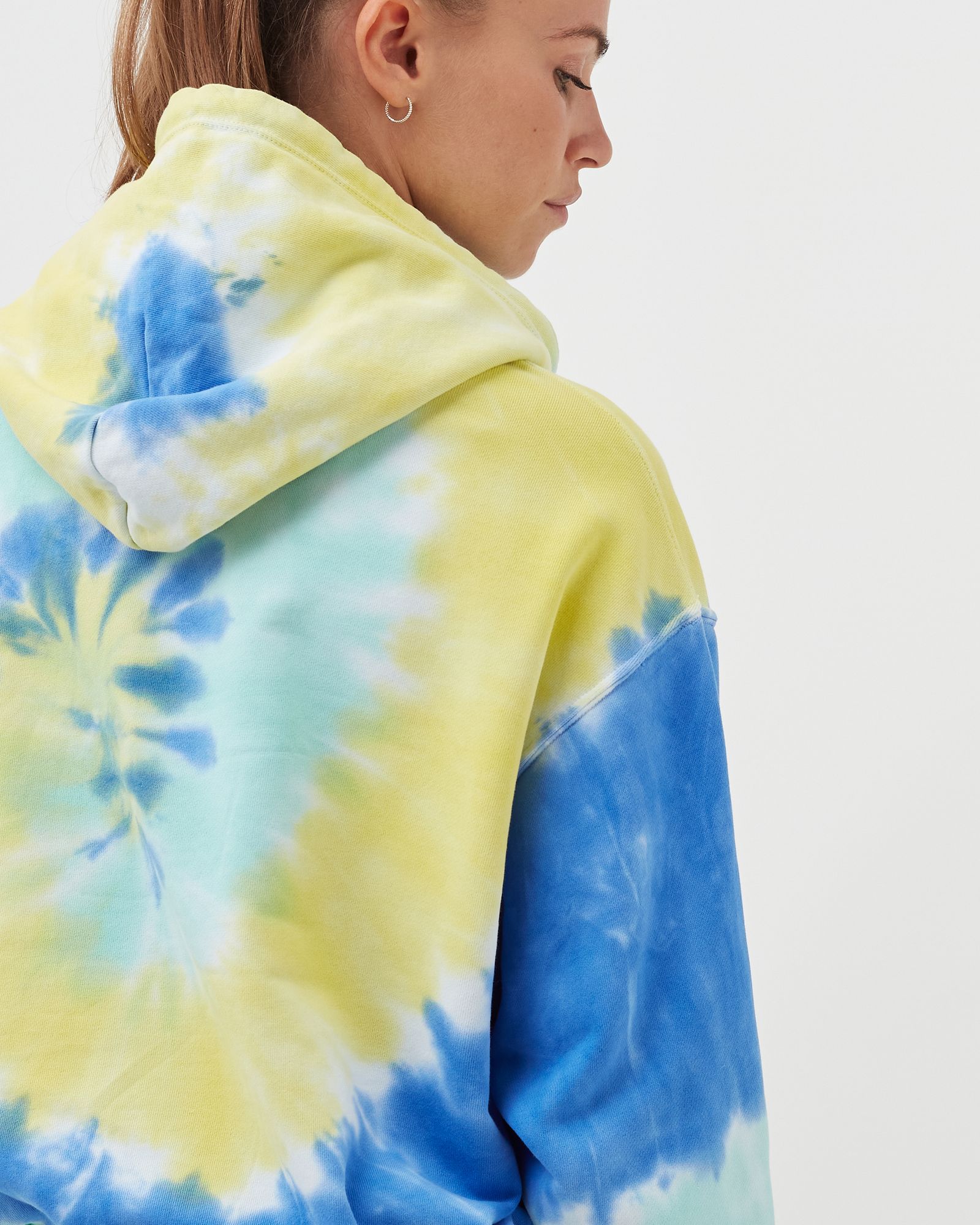 WMNS SPIRAL TIE-DYE TERRY HOODIE
