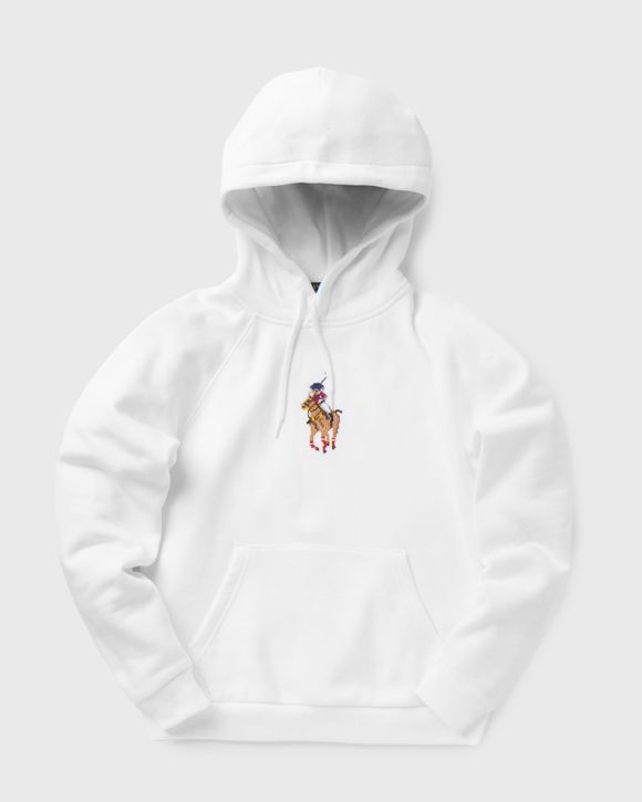 White polo clearance bear hoodie