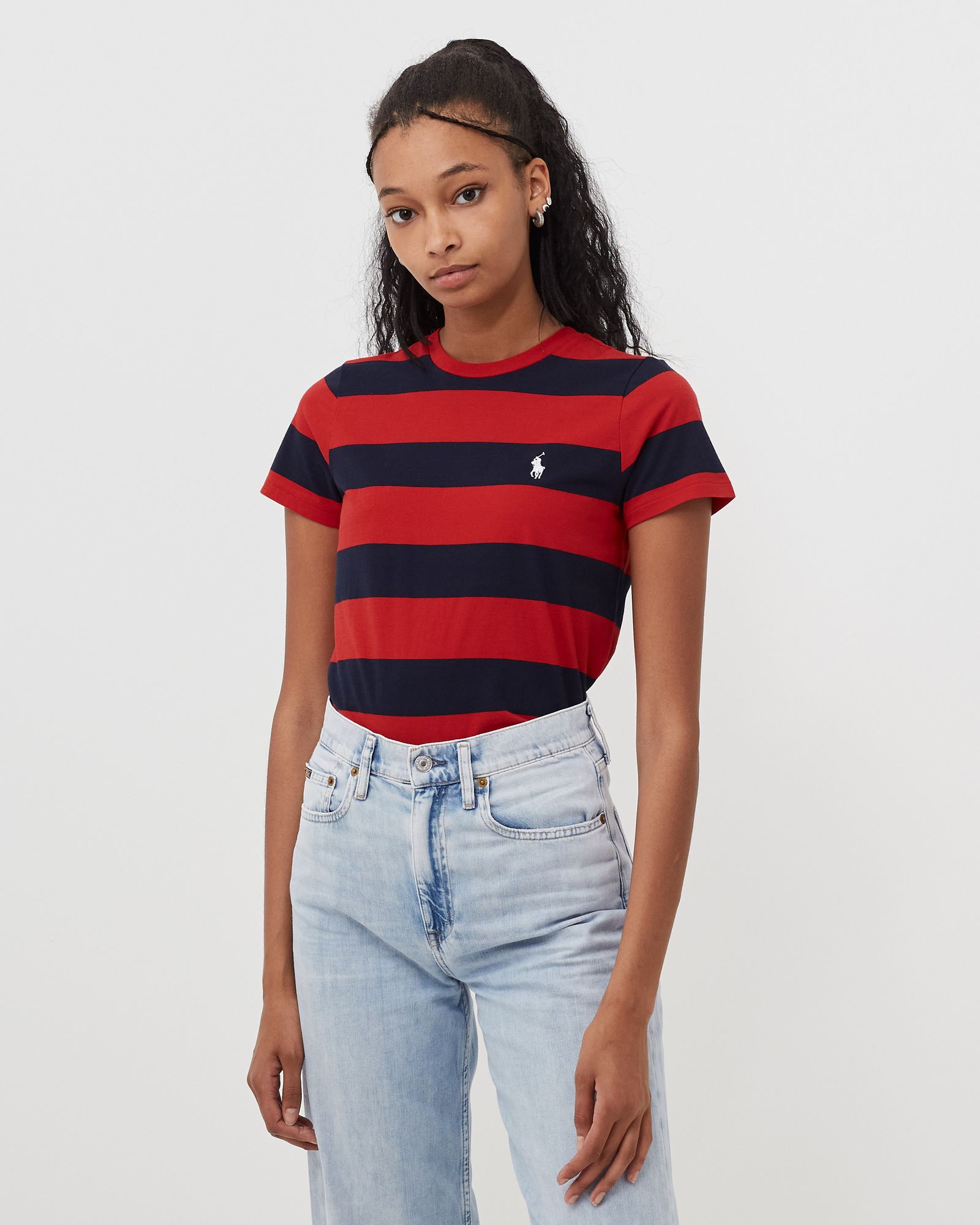 WMNS STRIPE RL S/S TEE