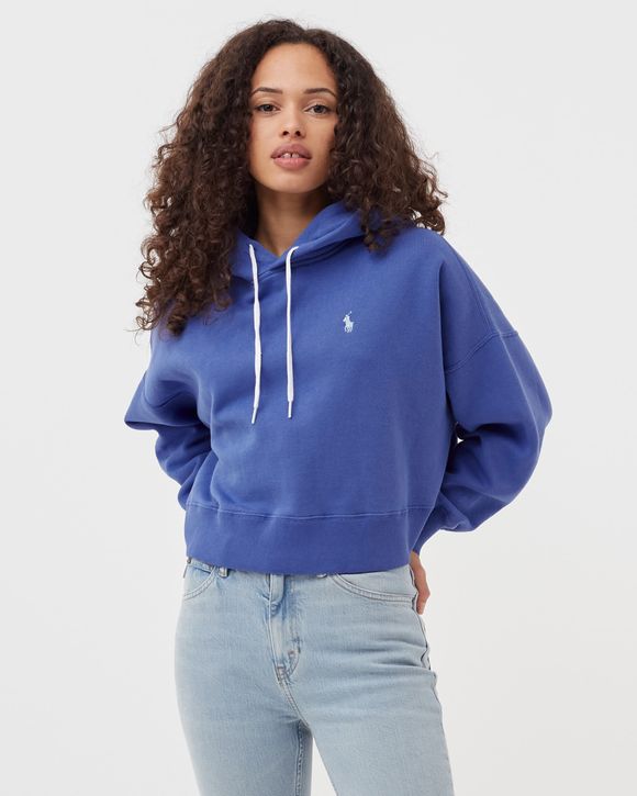 Polo Ralph Lauren WMNS Cropped Hoodie Black BSTN Store