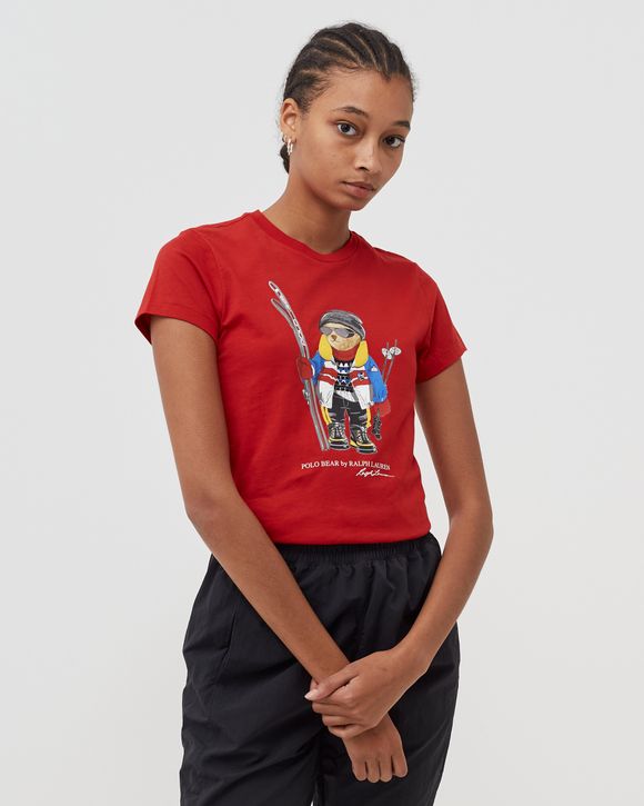 red polo bear t shirt