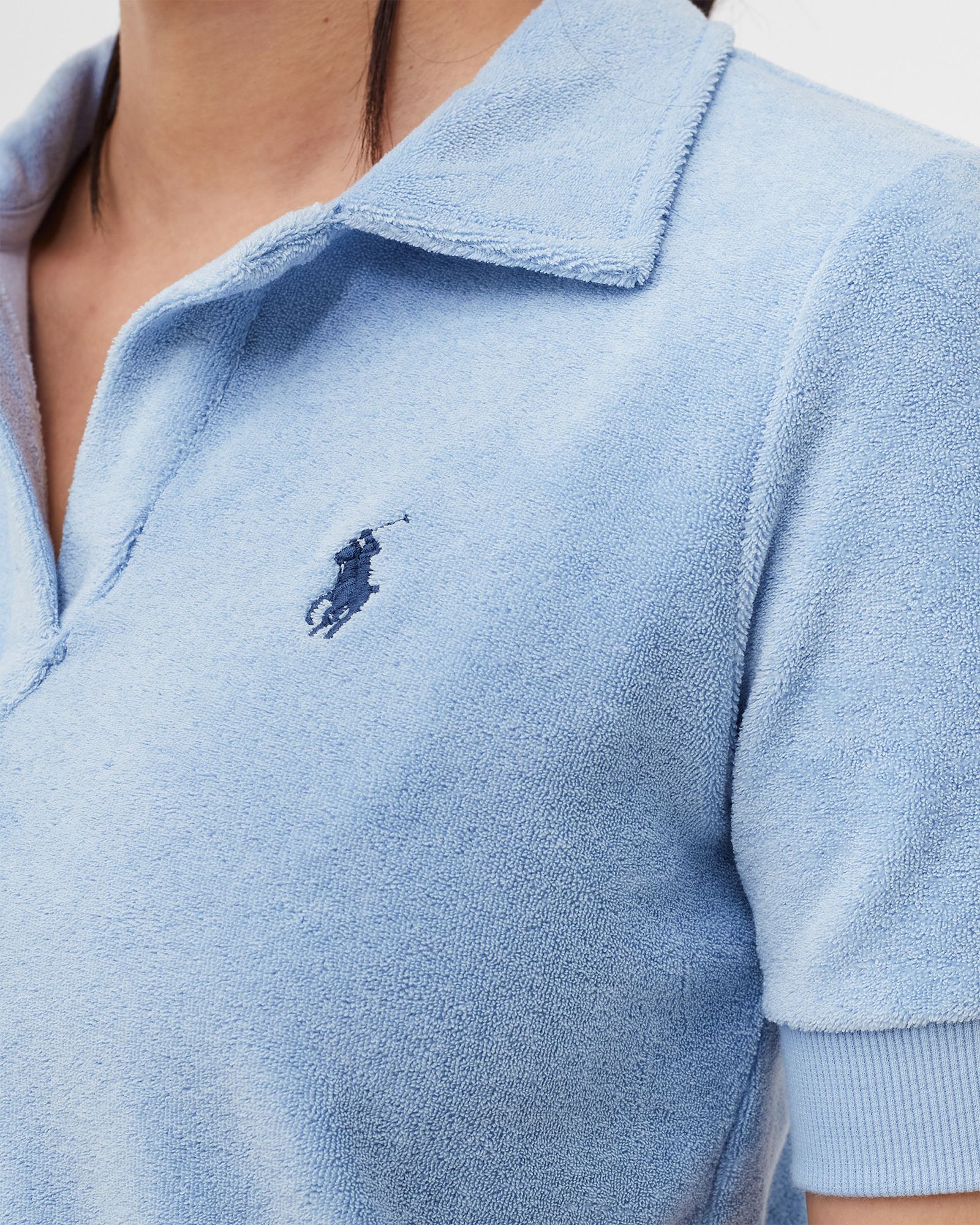 WMNS LONGSLEEVE TERRY POLO SHIRT